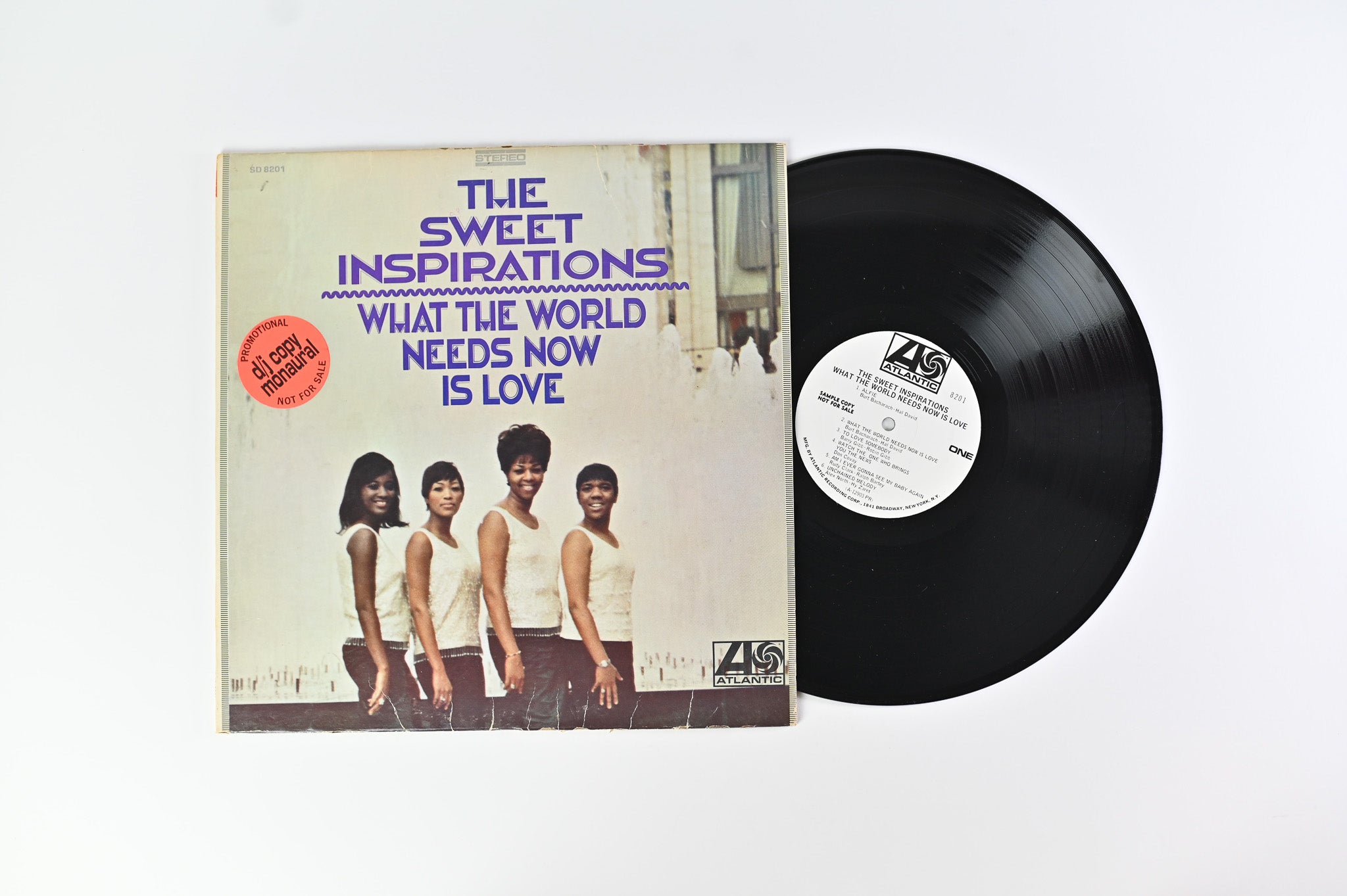 The Sweet Inspirations - What The World Needs Now Is Love on Atlantic - Mono Promo