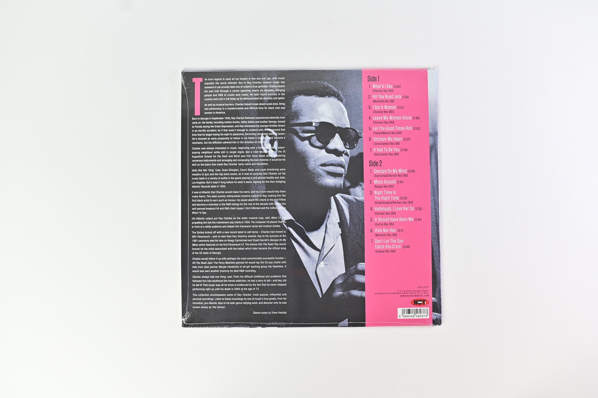 Ray Charles - The Very Best Of Ray Charles - What'd I Say on Not Now Music - Pink Vinyl