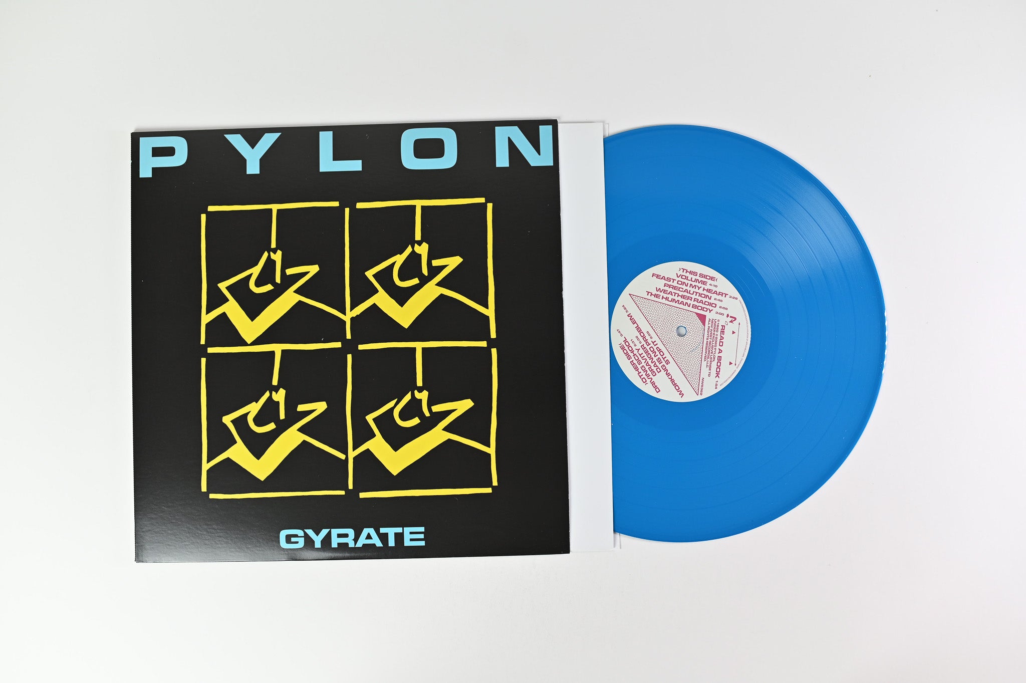 Pylon - Gyrate on New West Records Blue Opaque Vinyl