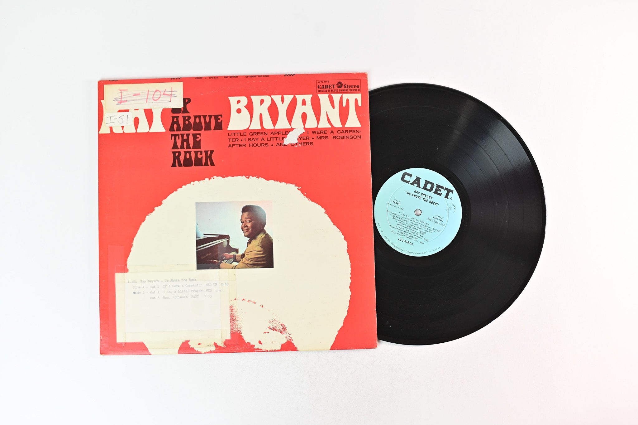 Ray Bryant - Up Above The Rock on Cadet Stereo Promo