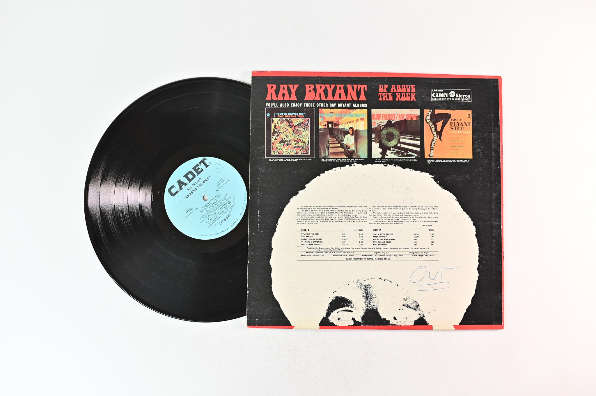 Ray Bryant - Up Above The Rock on Cadet Stereo Promo