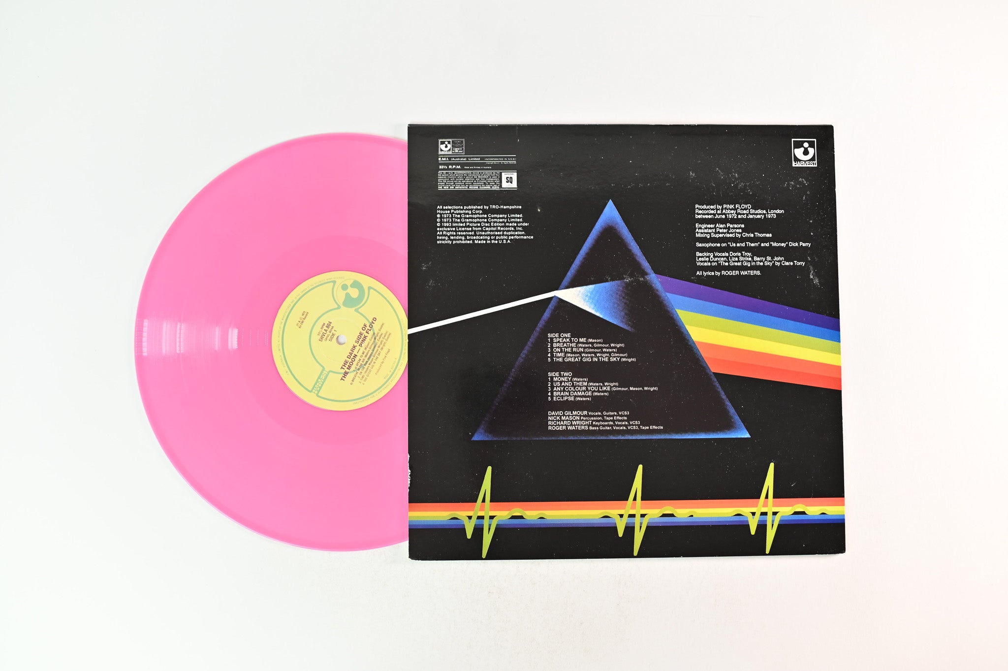 Pink Floyd - The Dark Side Of The Moon Pink Vinyl Unofficial Pressing