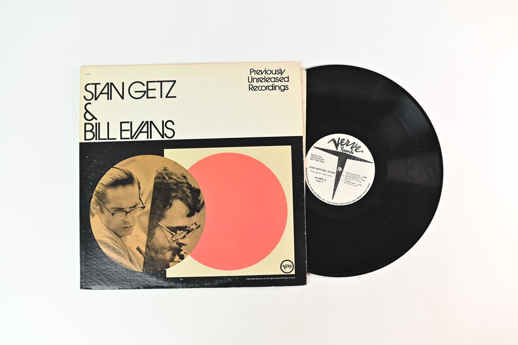 Stan Getz & Bill Evans - Previously Unreleased Recordings on Verve Promo