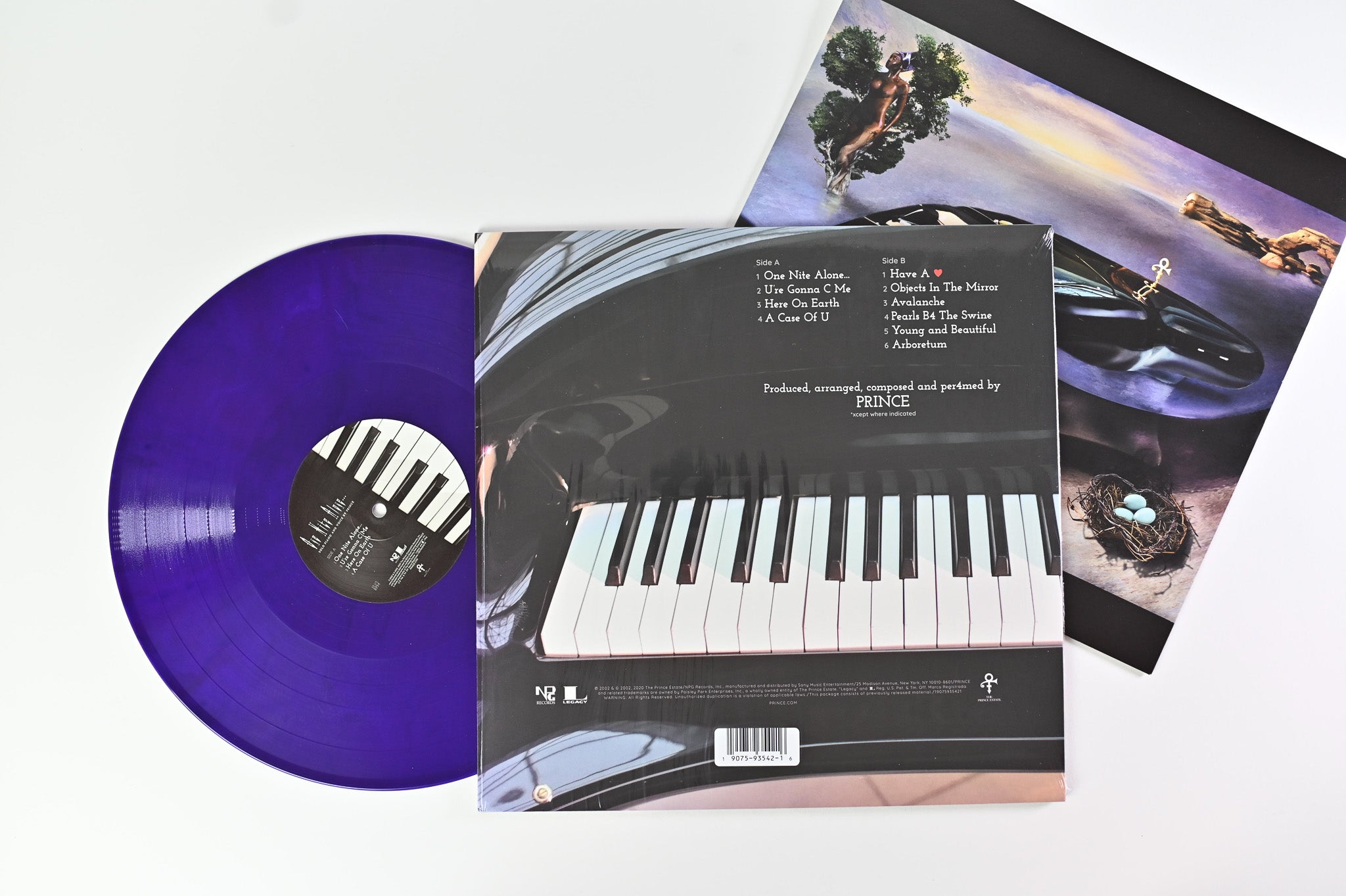 Prince - One Nite Alone... (Solo Piano And Voice By Prince) on NPG Records / Legacy - Purple Vinyl