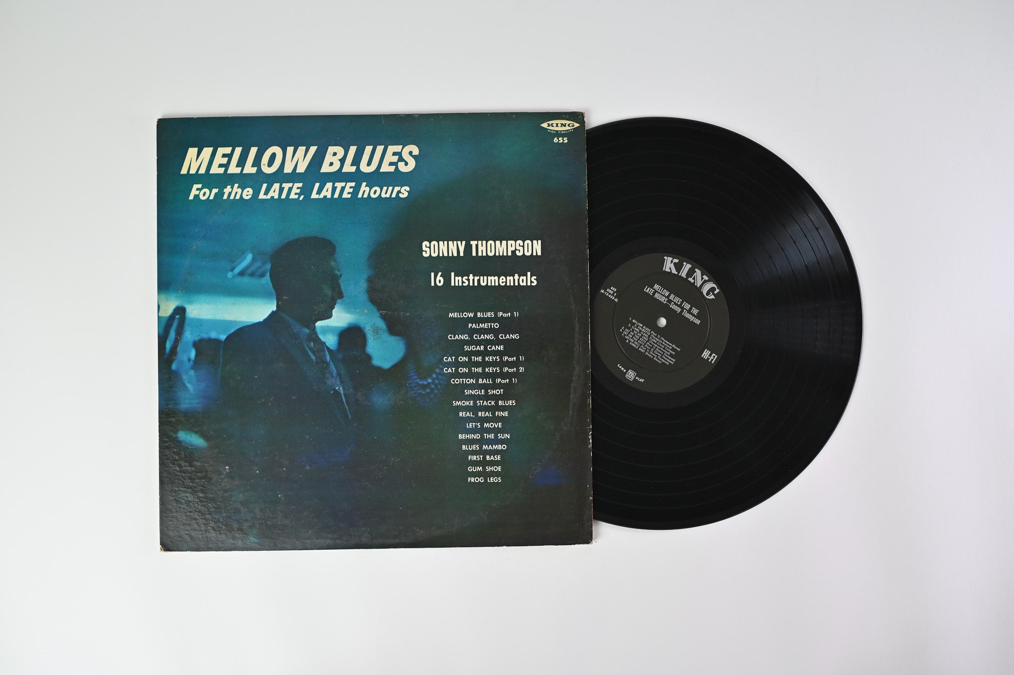 Sonny Thompson - Mellow Blues For The Late Hours on King Records DG Mono