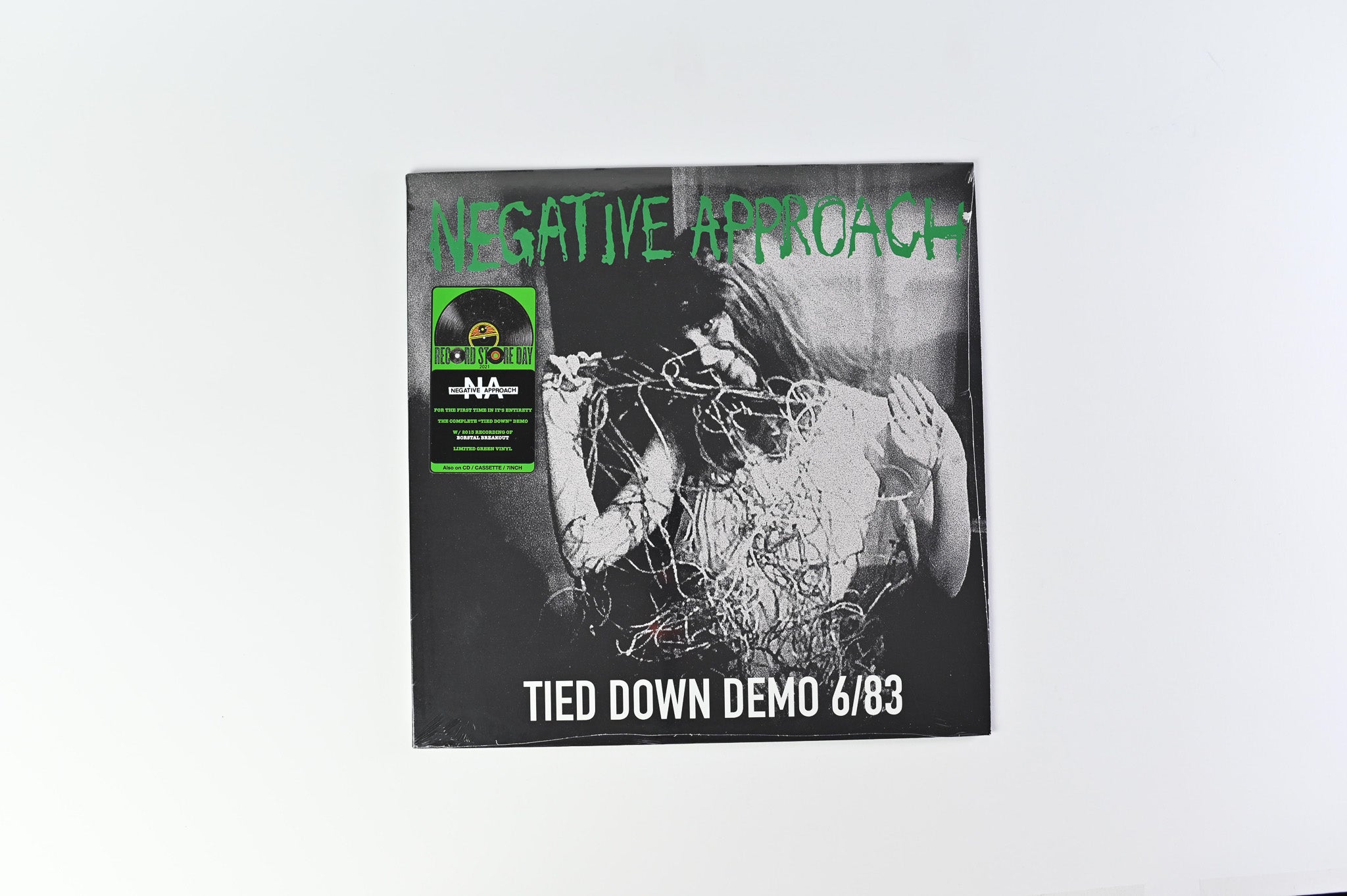 Negative Approach - Tied Down Demo 6/83 on Taang! RSD 2021 Ltd Green Vinyl Sealed