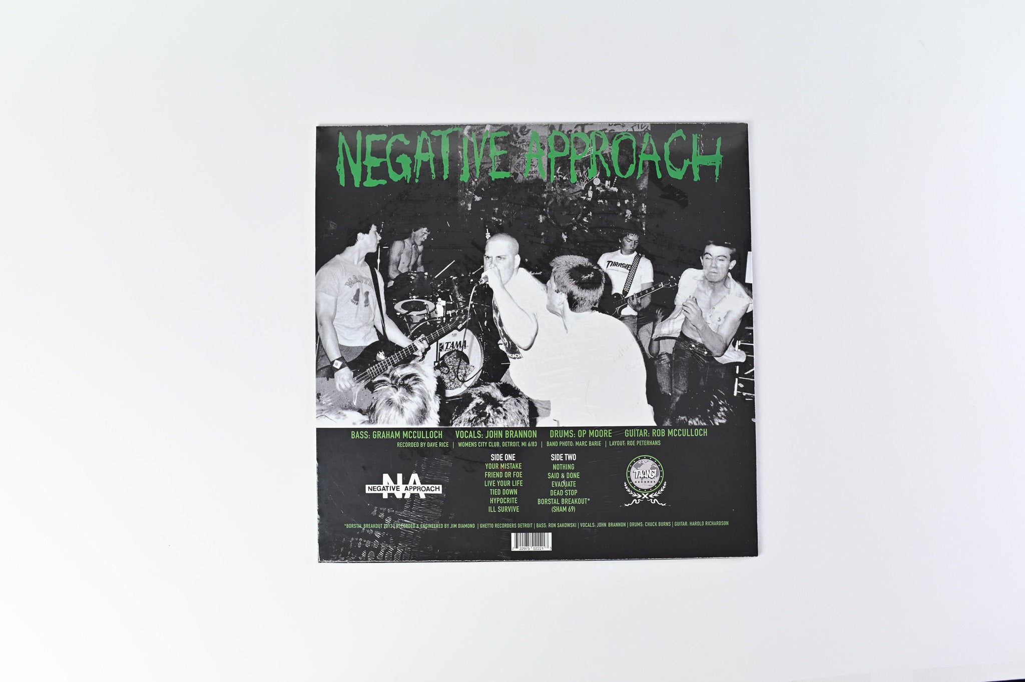 Negative Approach - Tied Down Demo 6/83 on Taang! RSD 2021 Ltd Green Vinyl Sealed