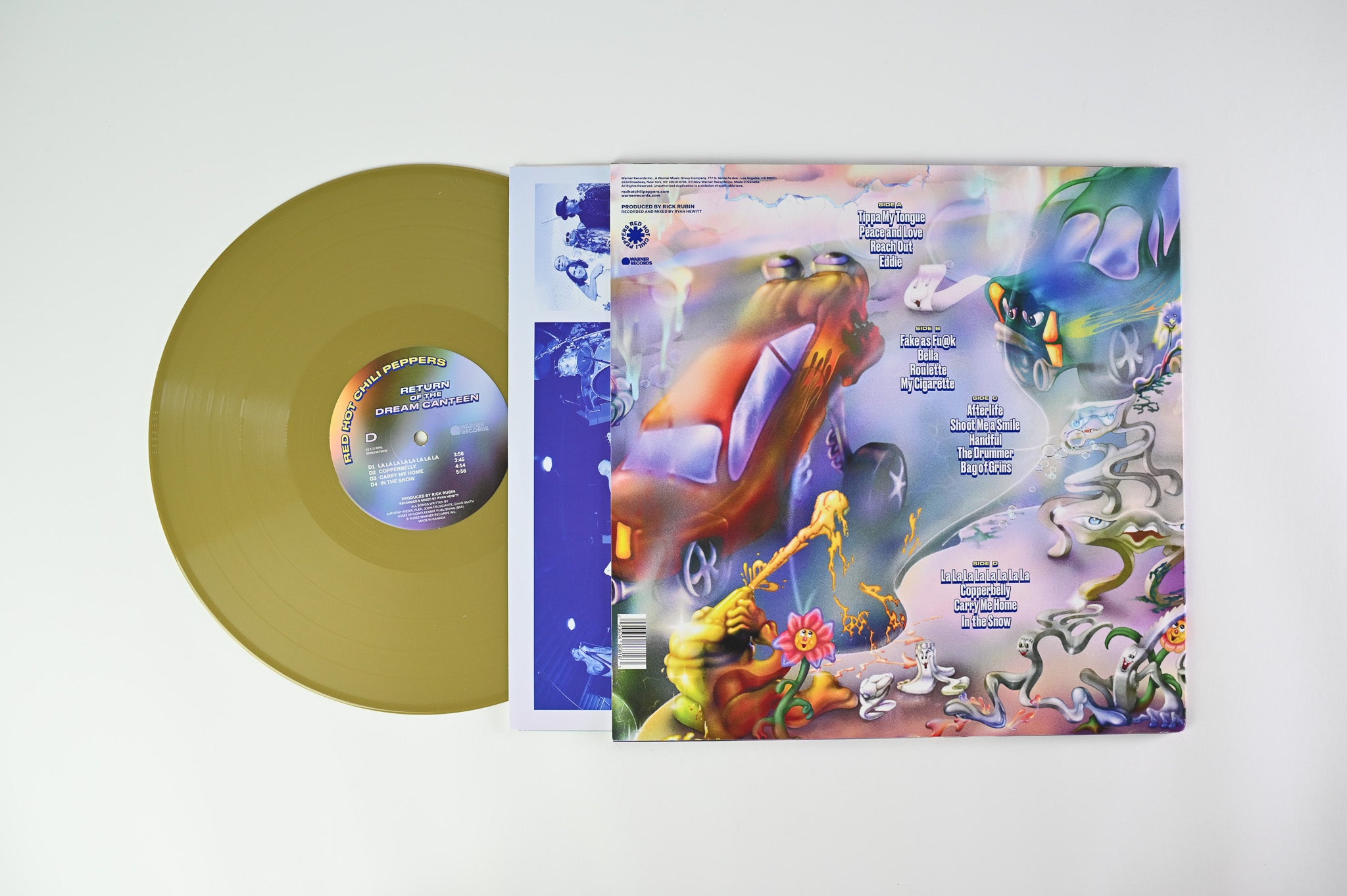 Red Hot Chili Peppers - Return Of The Dream Canteen on Warner Records Gold Vinyl