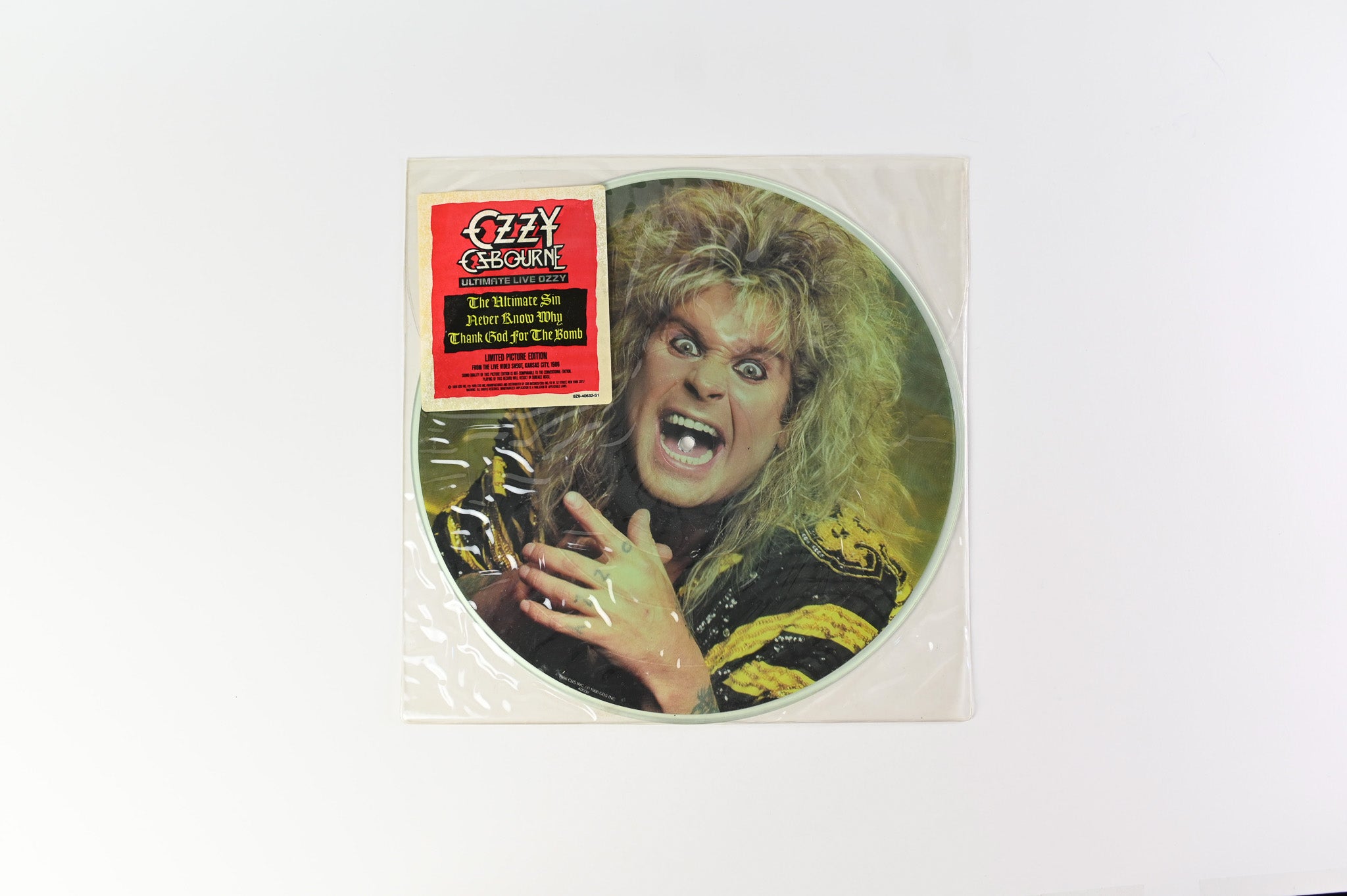 Ozzy Osbourne - Ultimate Live Ozzy on Columbia Picture Disc