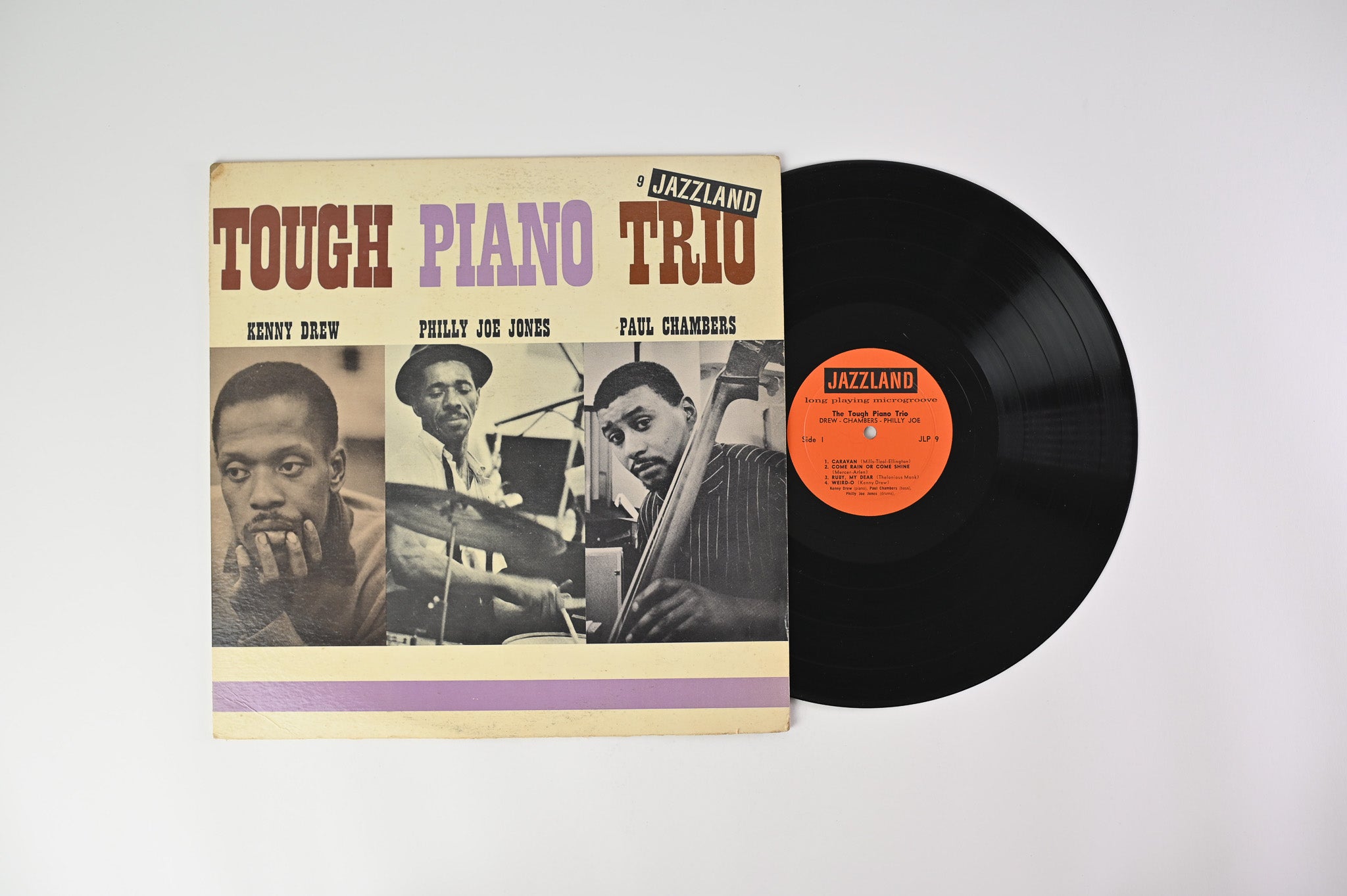 Kenny Drew - Tough Piano Trio on Jazzland - Mono