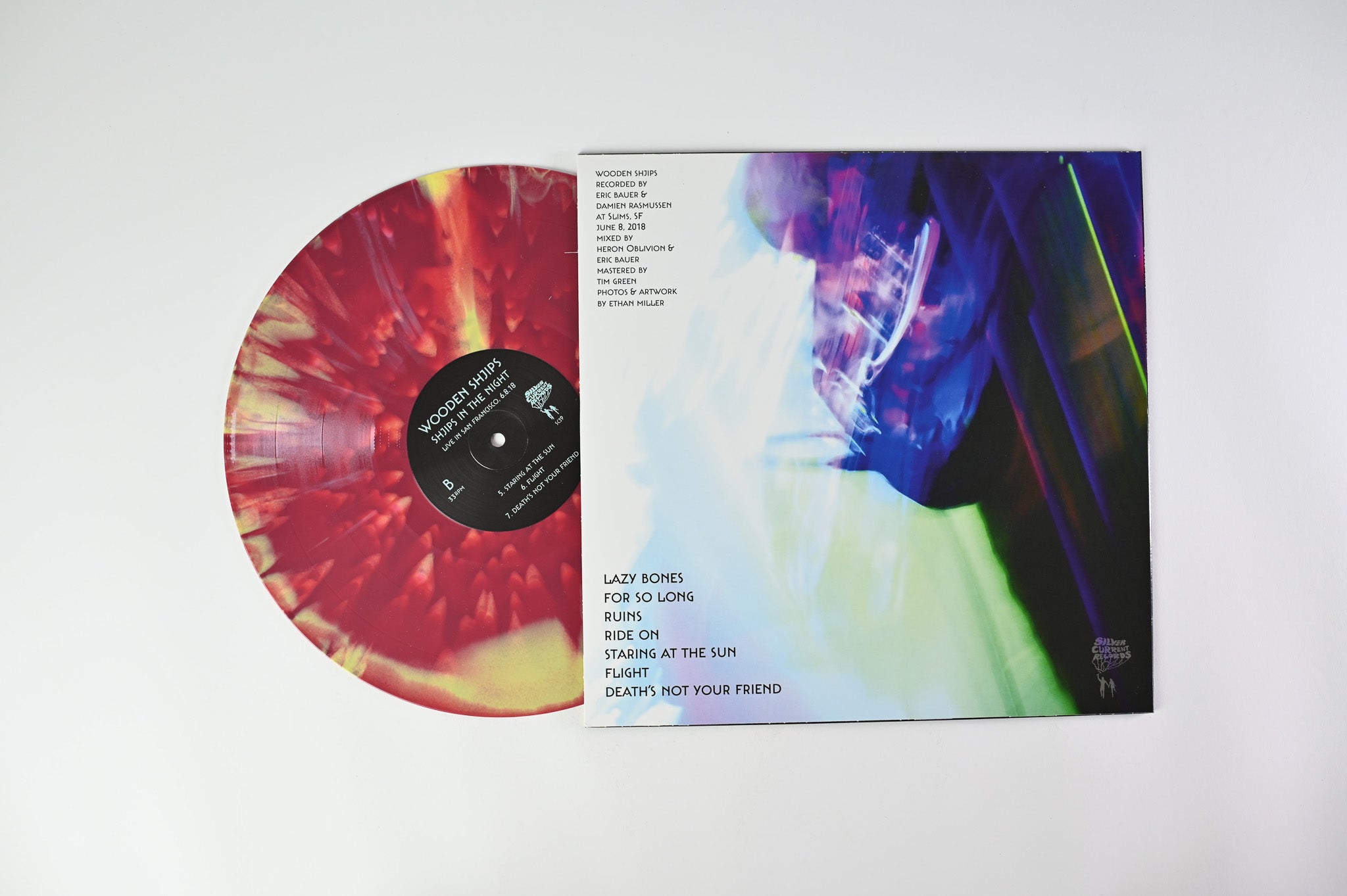 Wooden Shjips - Shjips In The Night - Live In San Francisco, June 8, 2018 on Silver Current Ltd RSD 2019 Easter Yellow & Red