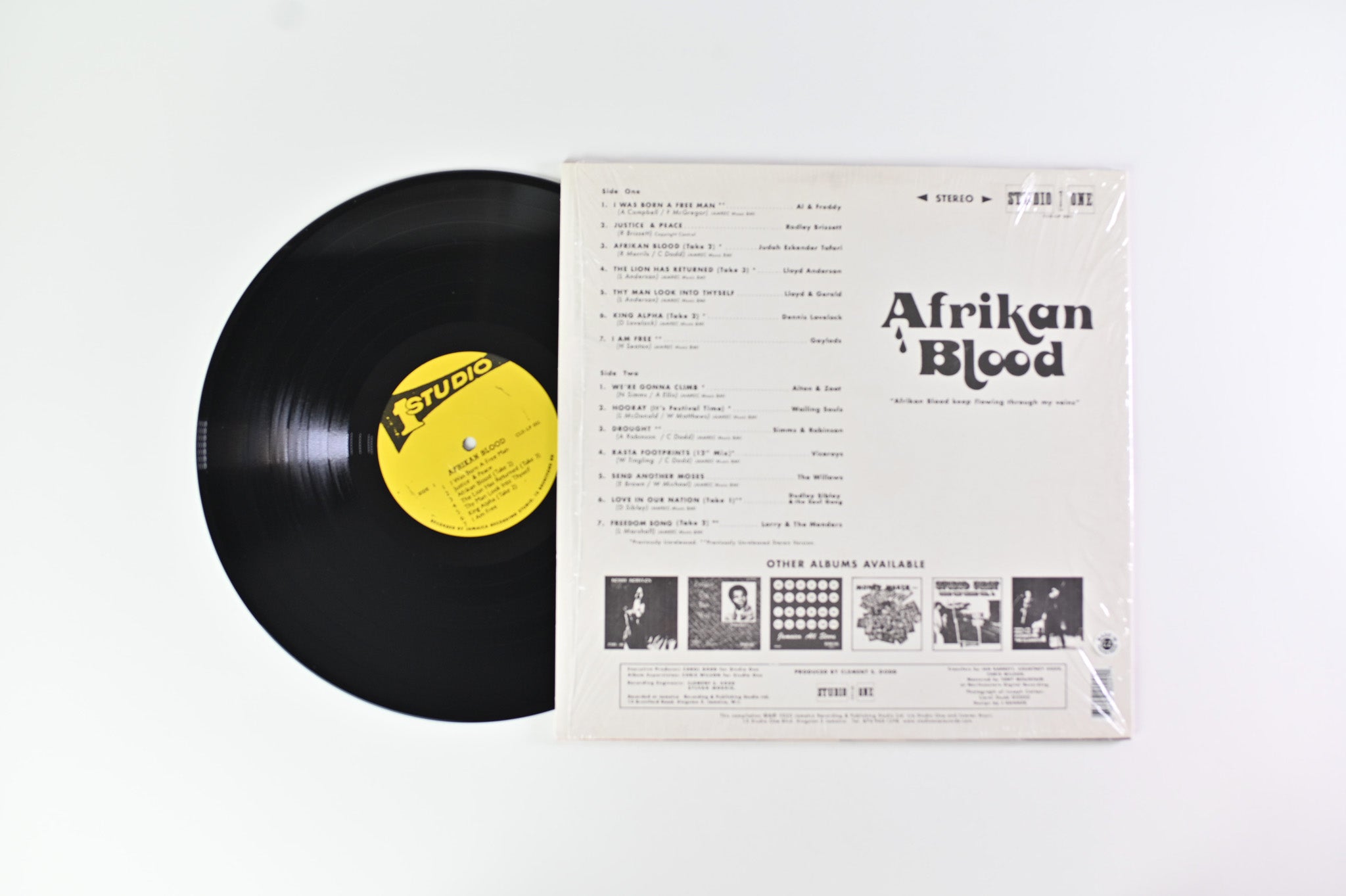 Various - Afrikan Blood on Studio One RSD Black Friday 2020