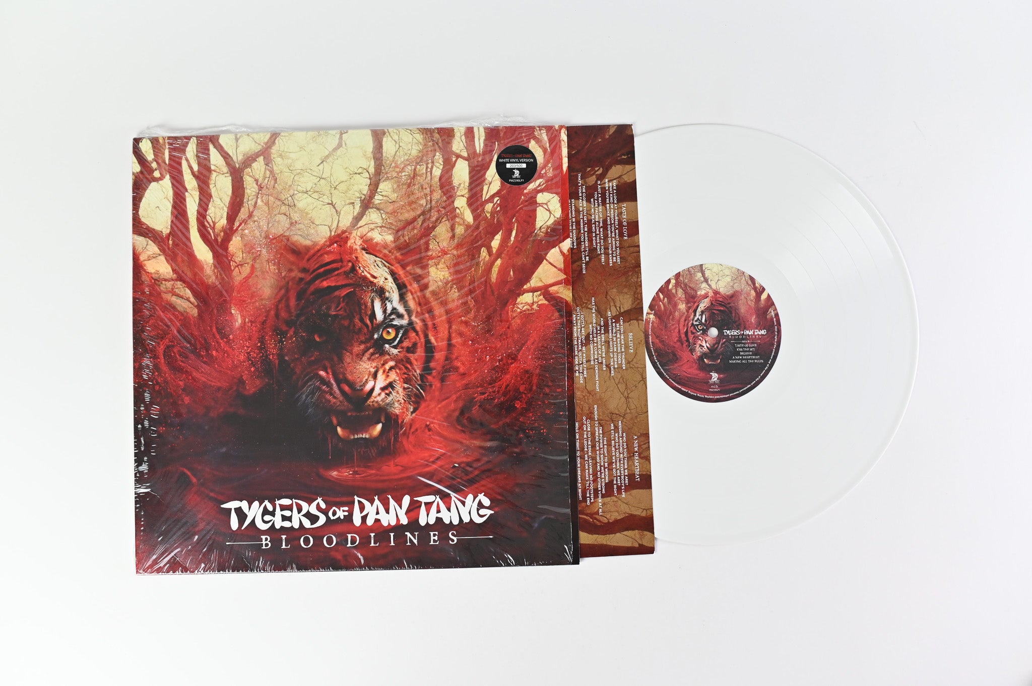 Tygers Of Pan Tang - Bloodlines Numbered on Mighty Music White Vinyl