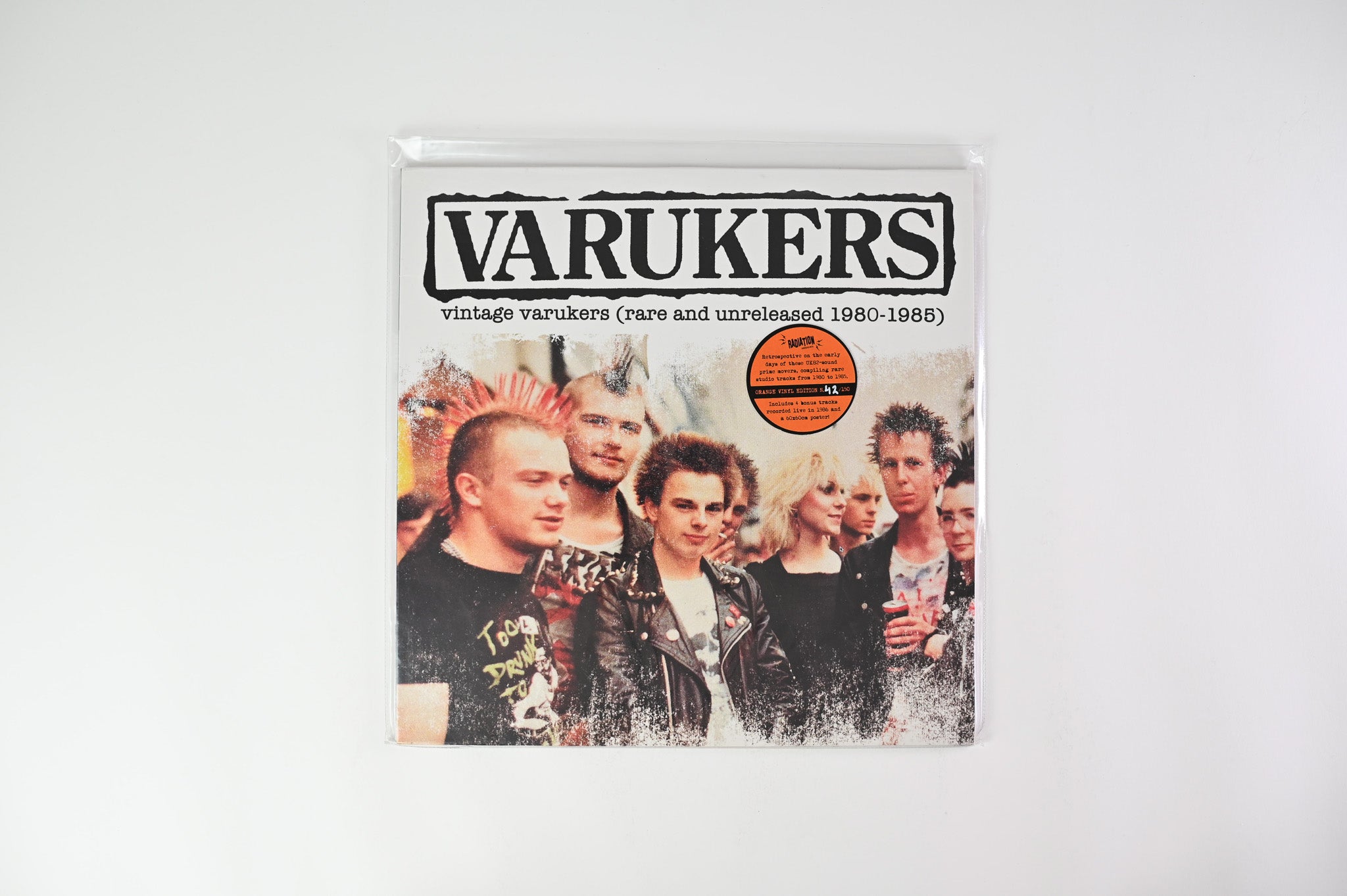 The Varukers - Vintage Varukers - Rare And Unreleased - 1980 - 1985 on Radiation Reissues Ltd Orange Vinyl