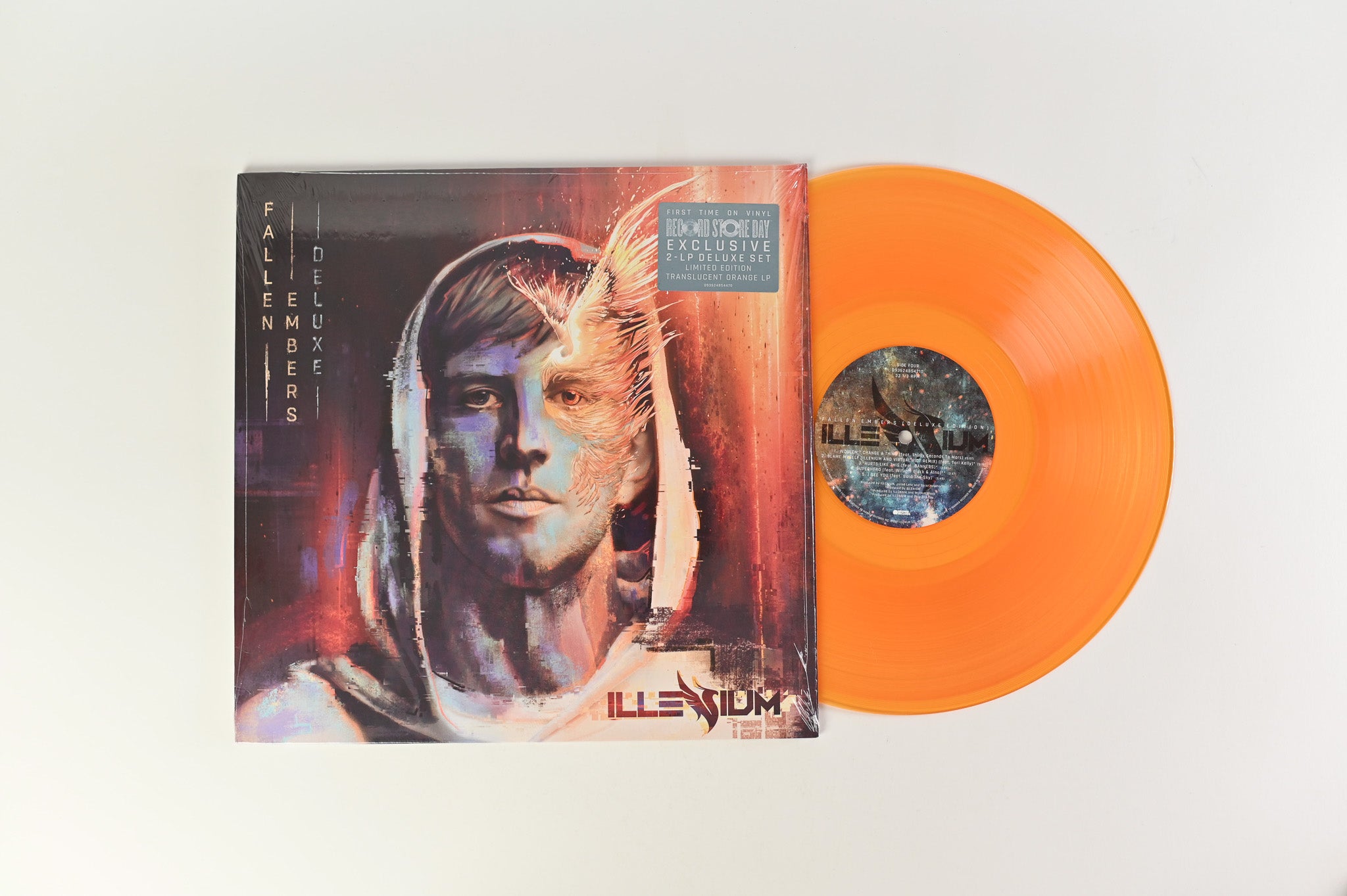 ILLENIUM - Fallen Embers RSD Deluxe Edition on Warner Records Translucent Orange Vinyl