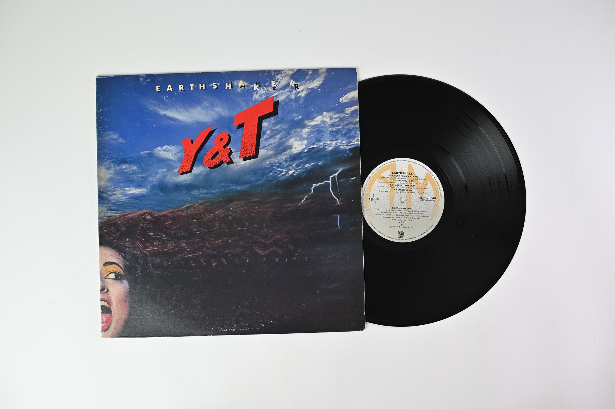 Y & T - Earthshaker on A&M Japanese Pressing