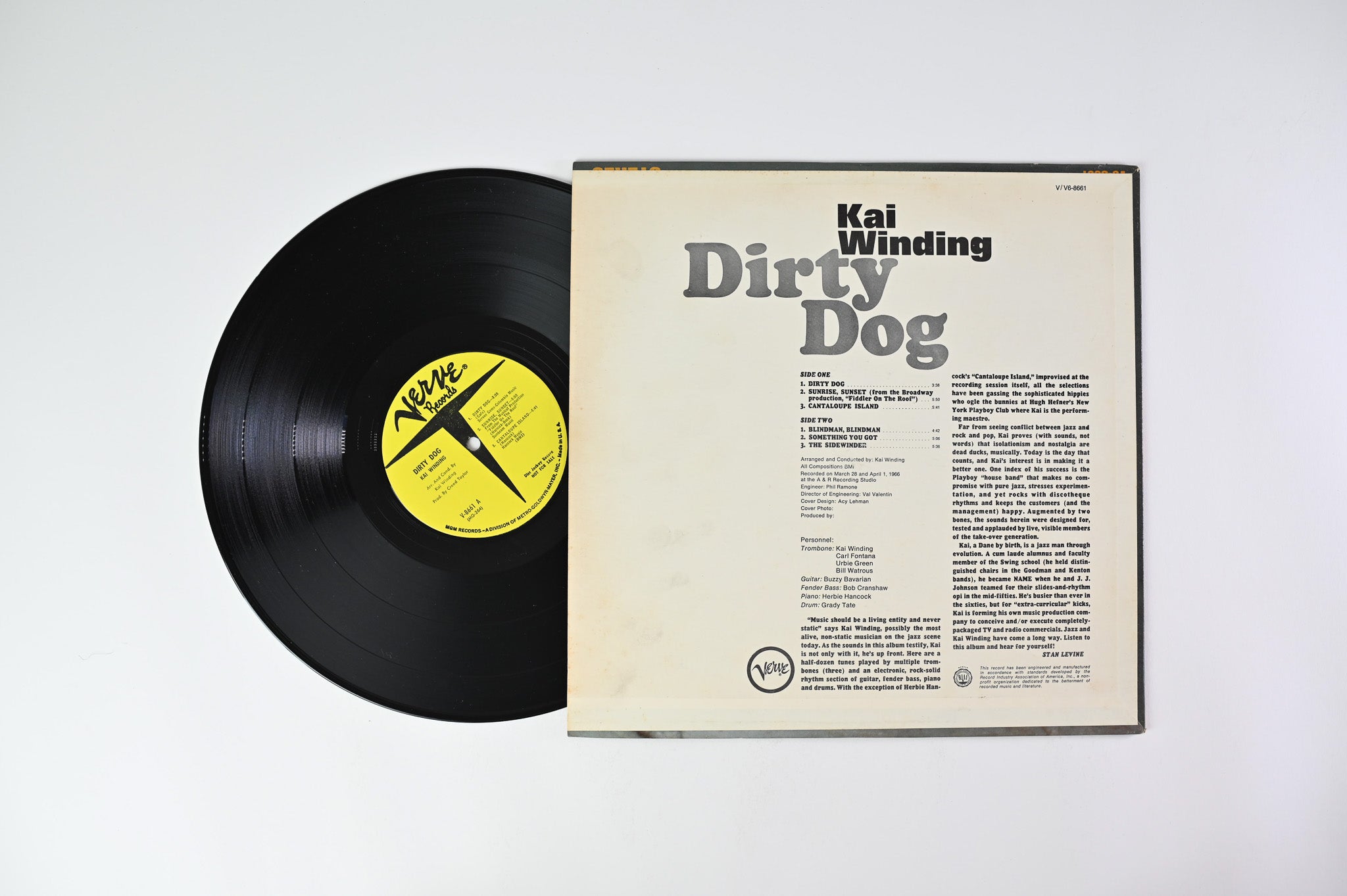 Kai Winding - Dirty Dog on Verve Mono Promo