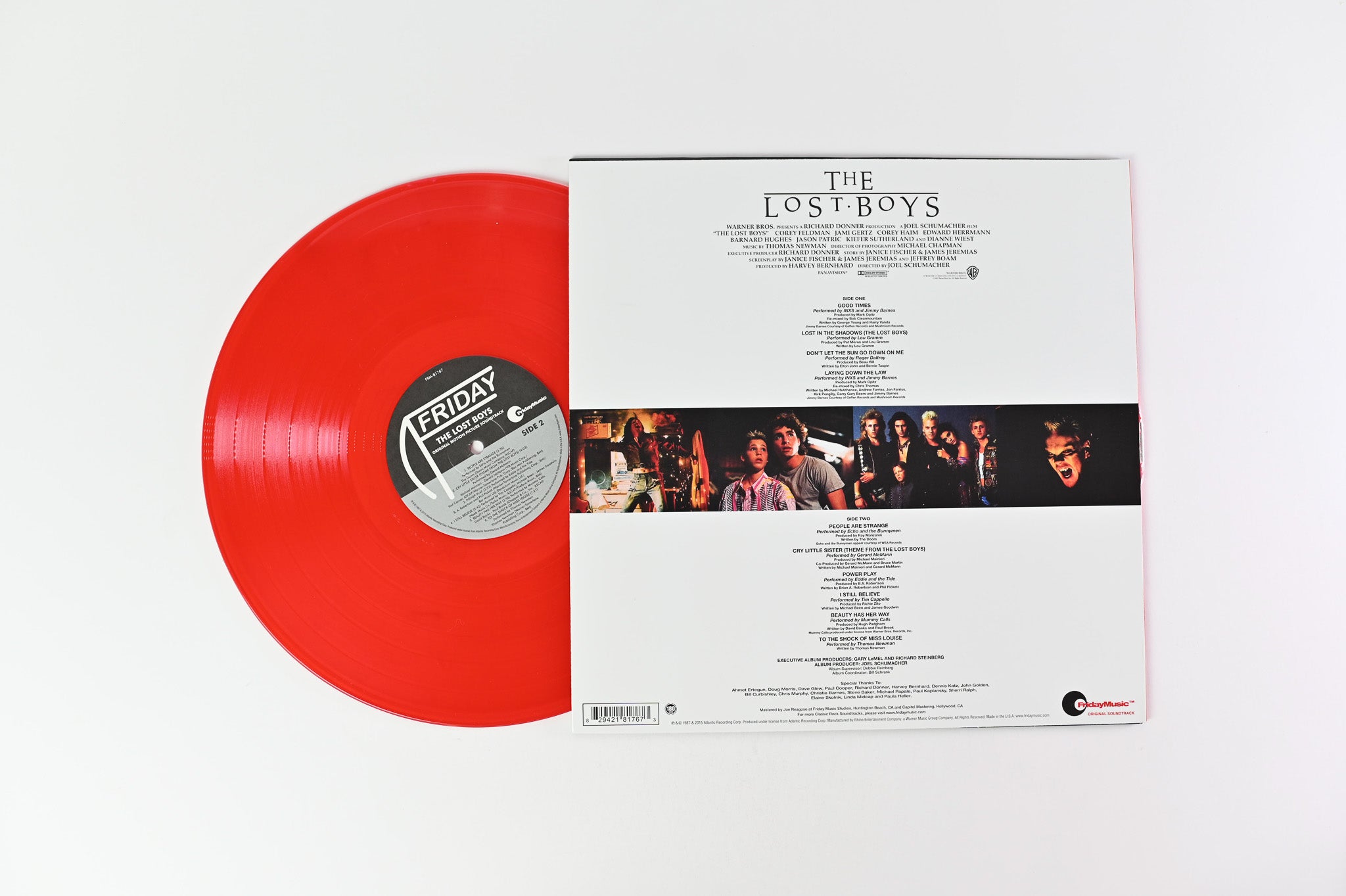 Various - The Lost Boys (Original Motion Picture Soundtrack) on Friday Music Red Vinyl Reissue