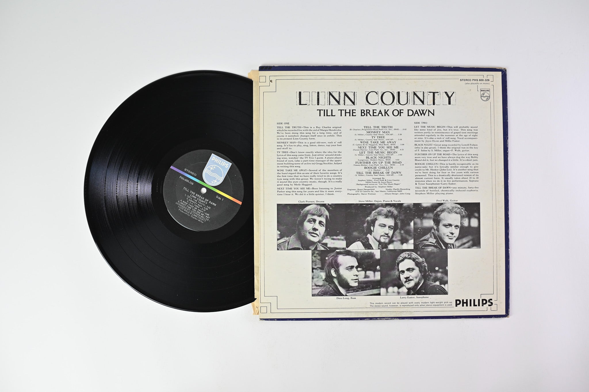 Linn County - Till The Break Of Dawn on Philips