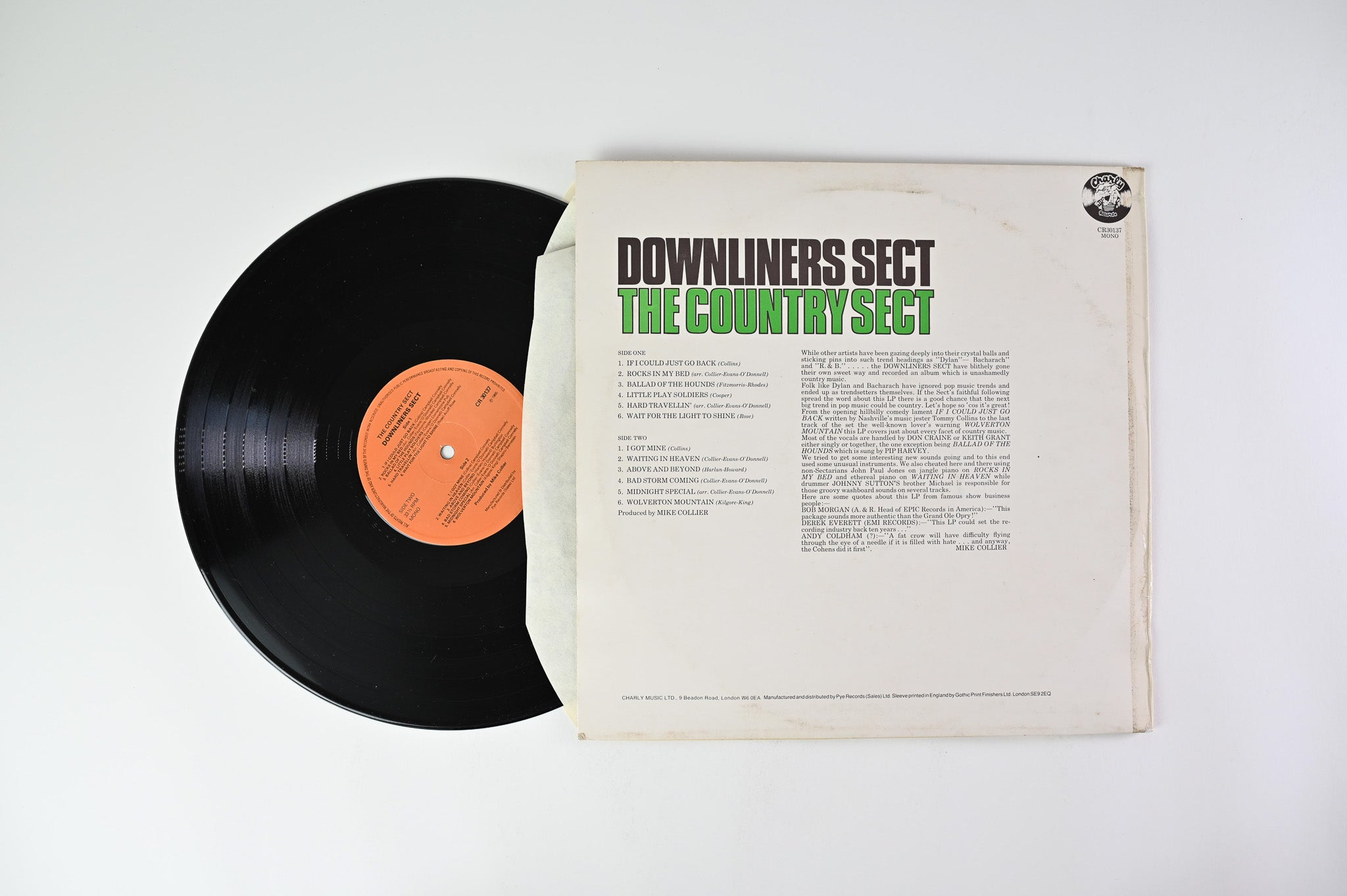 Downliners Sect - The Country Sect on Charly Records