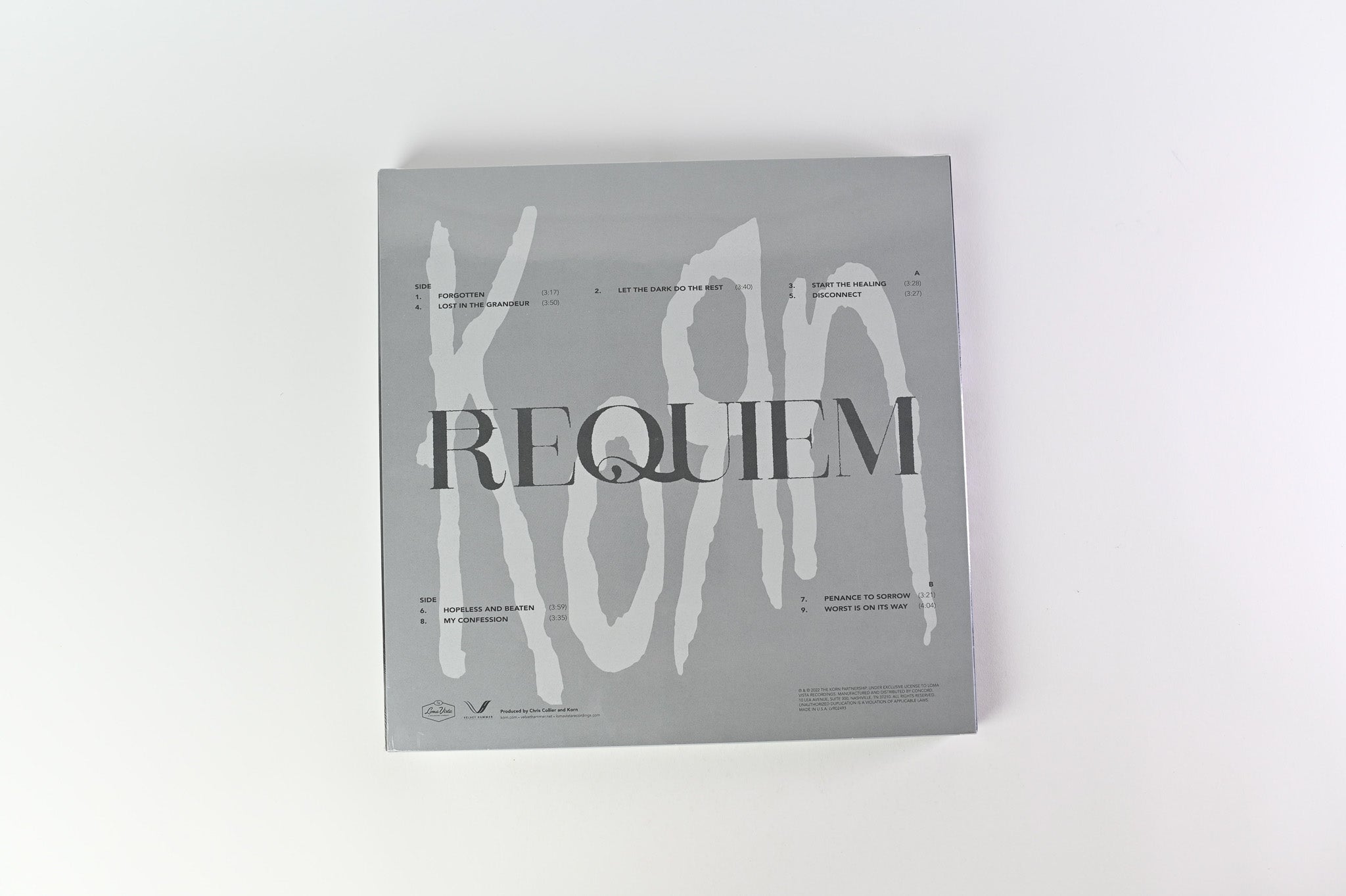 Korn - Requiem SEALED Box Set on Loma Vista Maroon Marbled Vinyl