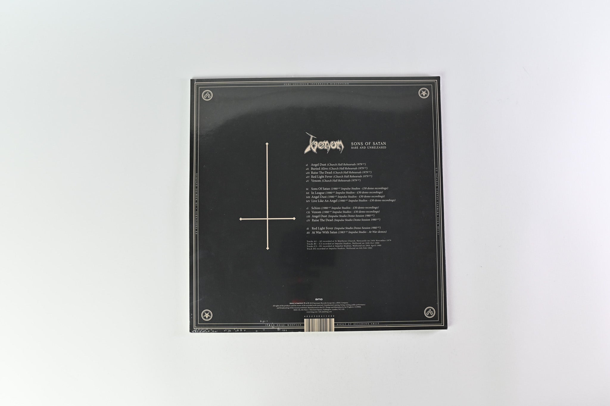 Venom - Sons Of Satan (Rare And Unreleased) on BMG RSD 2020 Ltd Clear/Black Splatter Sealed