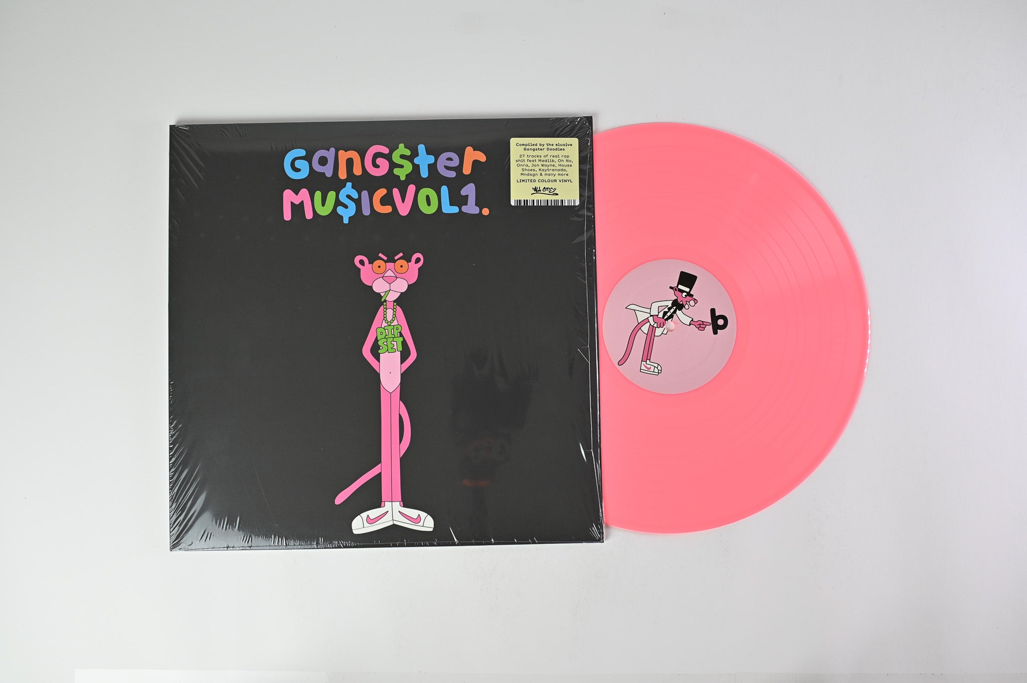 Various - Gangster Music Vol. 1 on All City Records Ltd Pink Vinyl