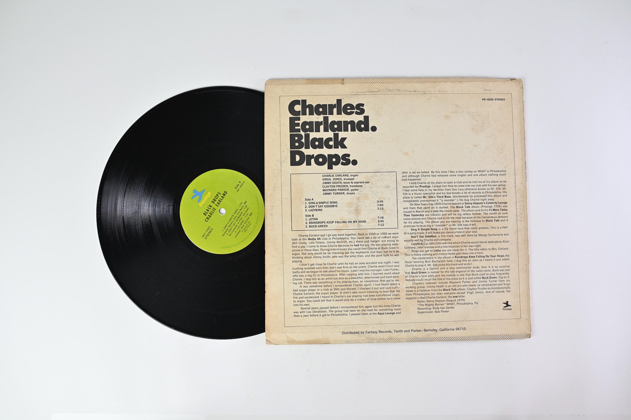 Charles Earland - Black Drops on Prestige – PR 10029