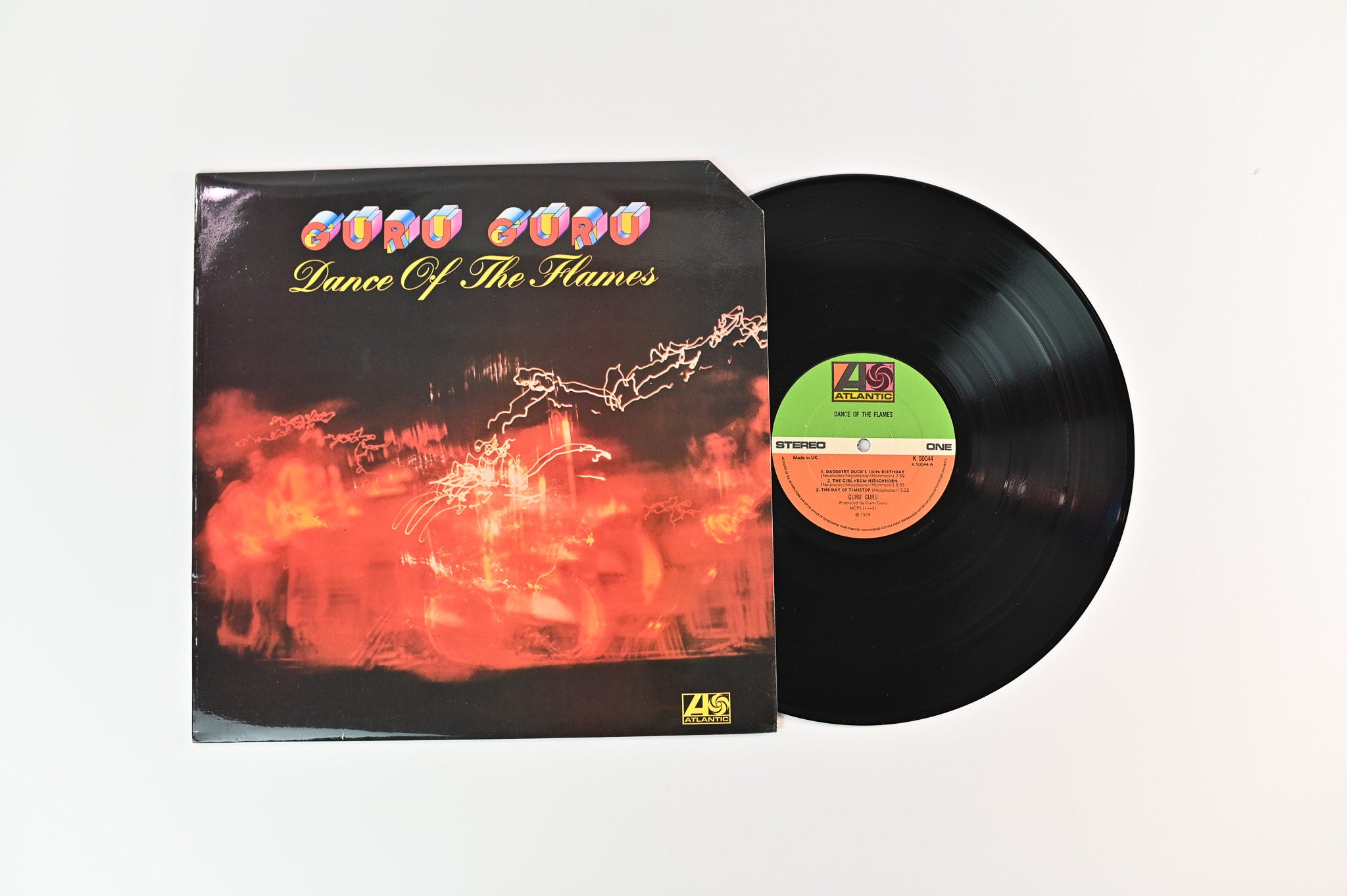 Guru Guru - Dance Of The Flames on Atlantic UK Press