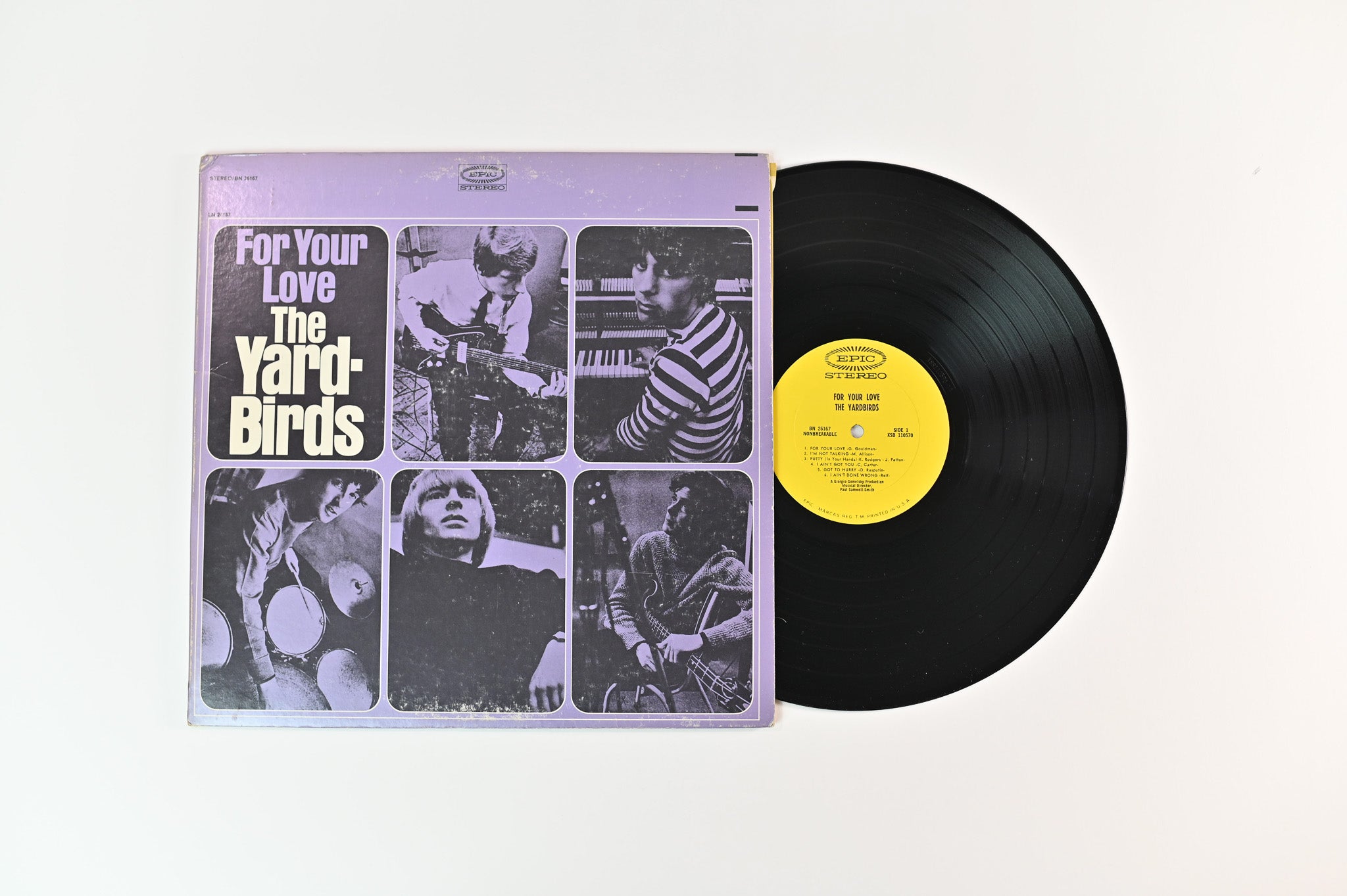 The Yardbirds - For Your Love on Epic Stereo