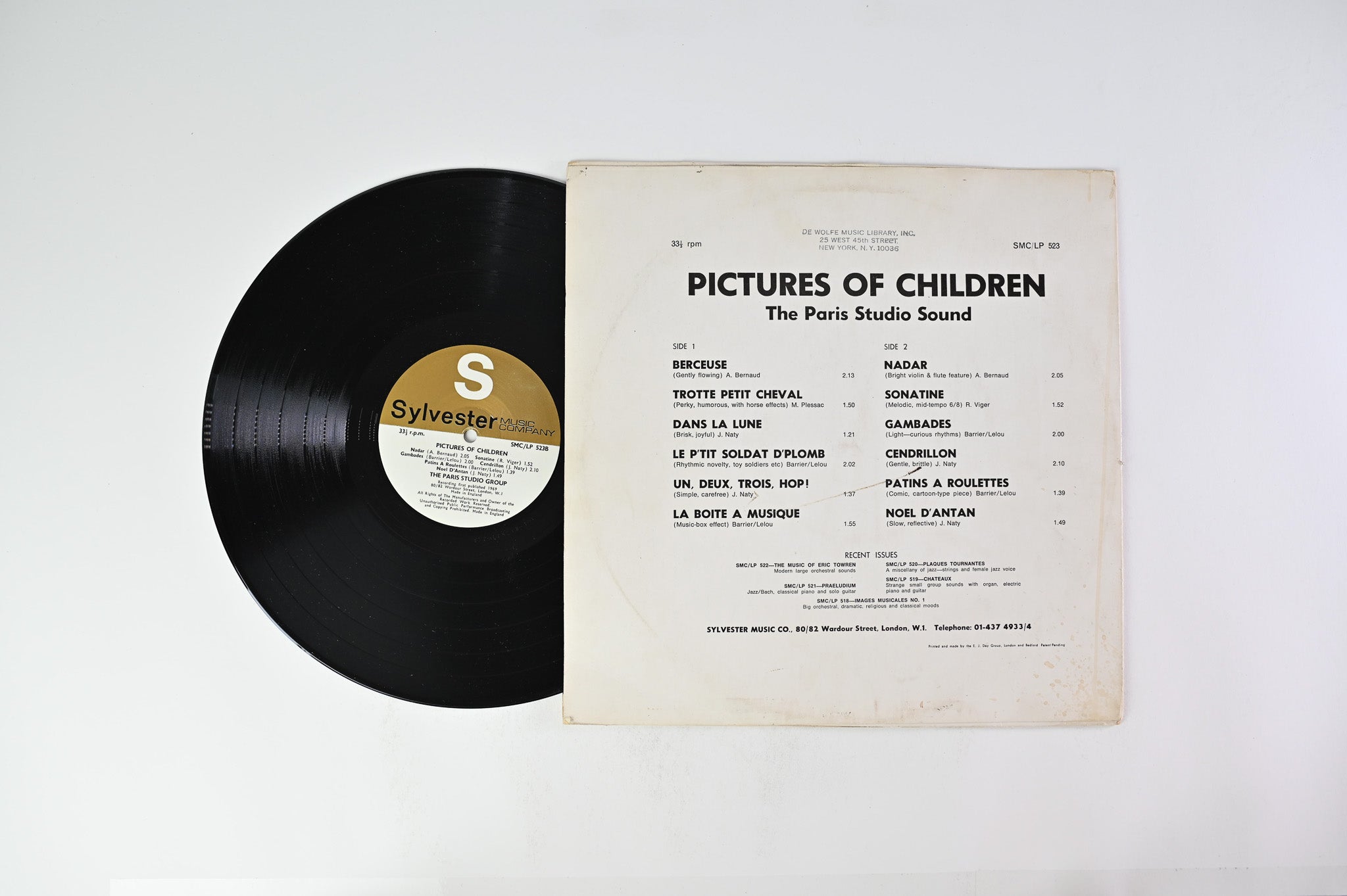 The Paris Studio Sound - Pictures Of Children on Sylvester Music Company