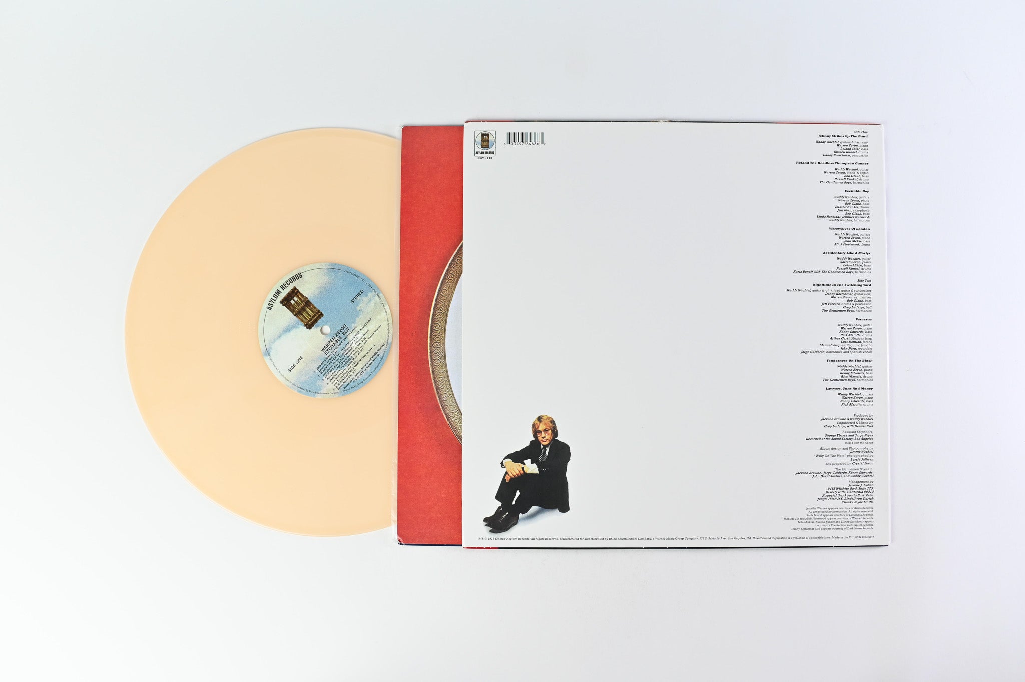 Warren Zevon - Excitable Boy on Asylum Rhino Glow in the Dark Vinyl Reissue