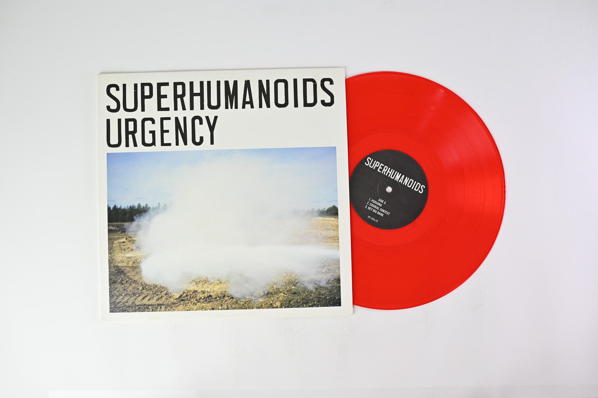 Superhumanoids - Urgency on Hit City USA - Red Vinyl