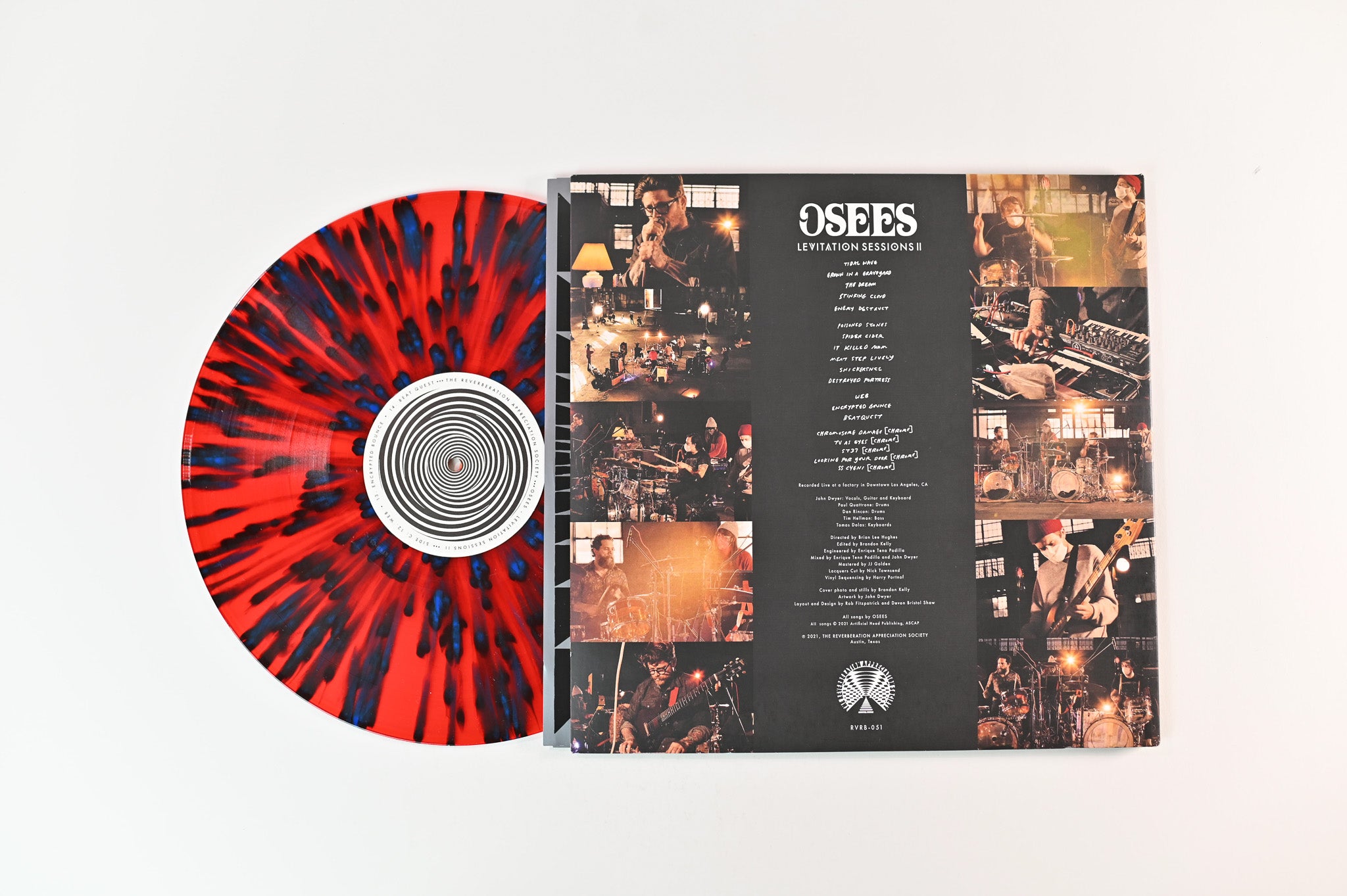 Thee Oh Sees - Levitation Sessions II on The Reverberation Appreciation Society - Splatter Vinyl