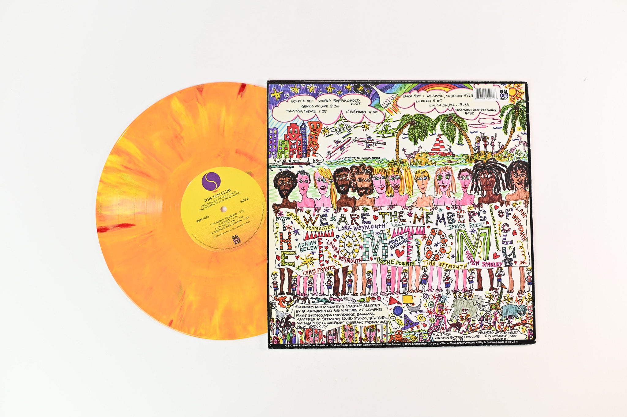 Tom Tom Club - Tom Tom Club on Real Gone Music - Colored Vinyl