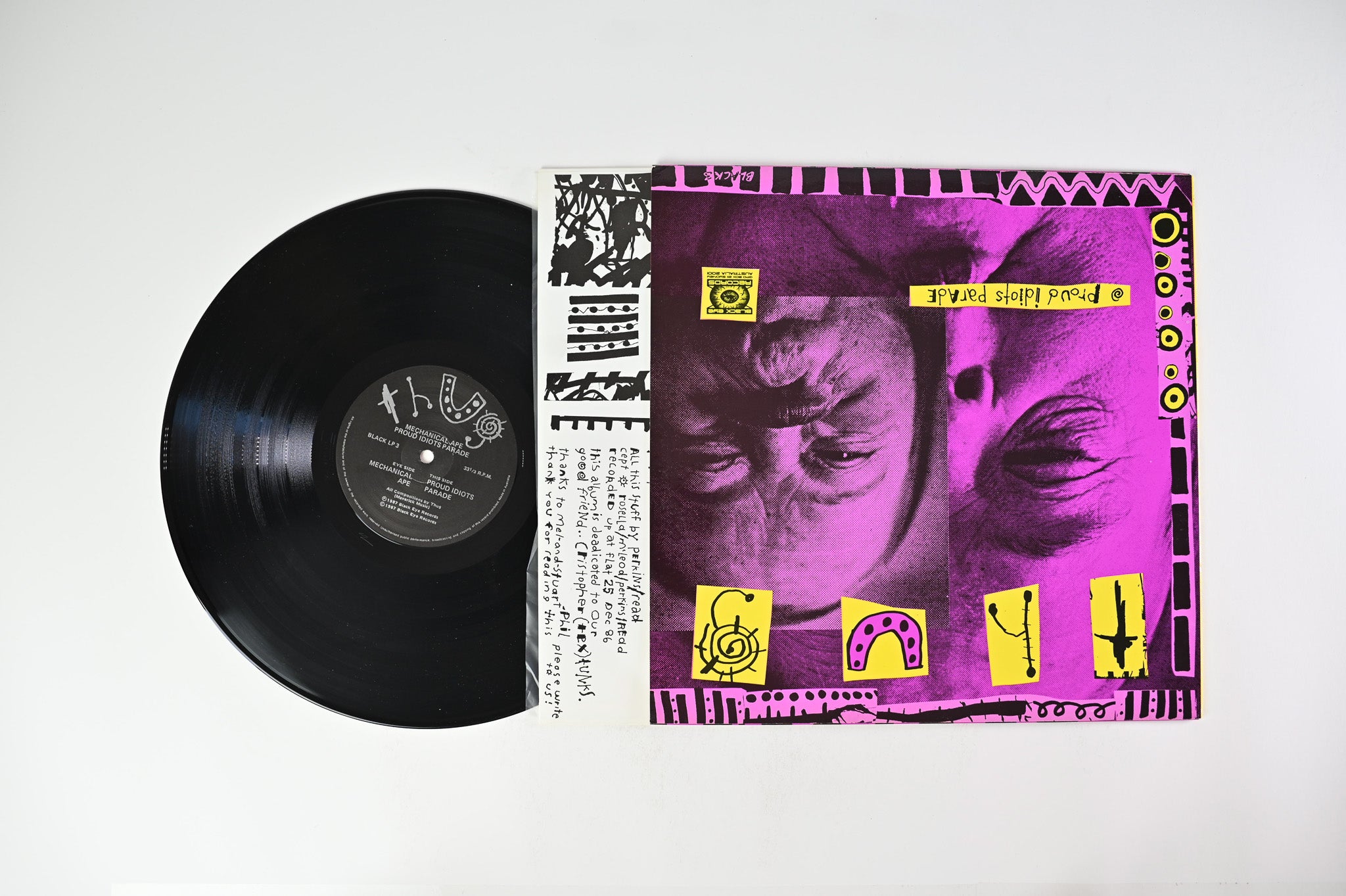 Thug - Mechanical Ape / Proud Idiots Parade on Black Eye Records