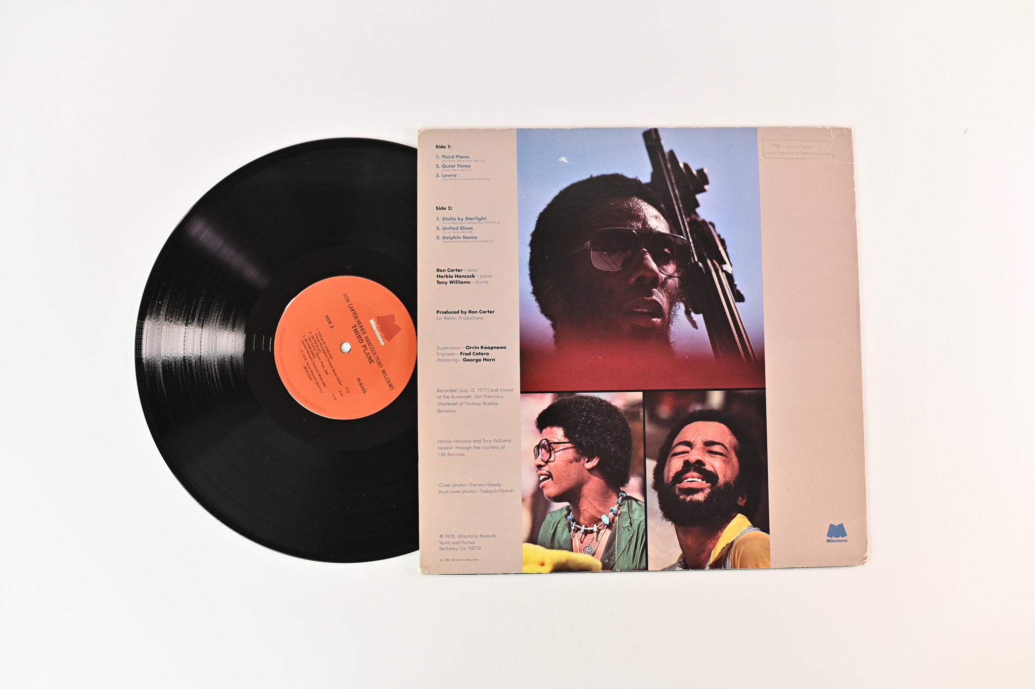 Ron Carter / Herbie Hancock / Tony Williams – Third Plane on Milestone