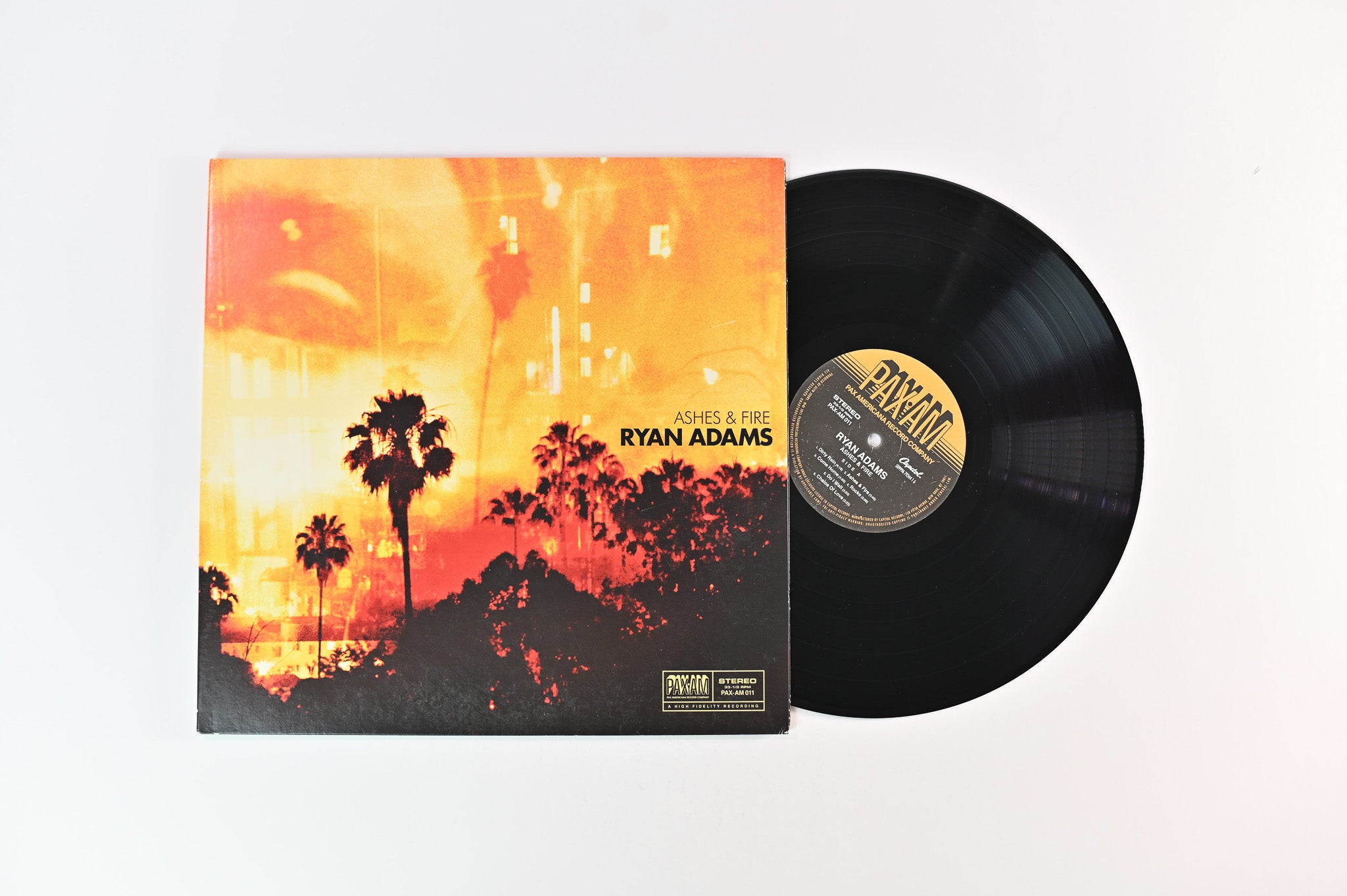 Ryan Adams - Ashes & Fire on Pax Americana Record Company