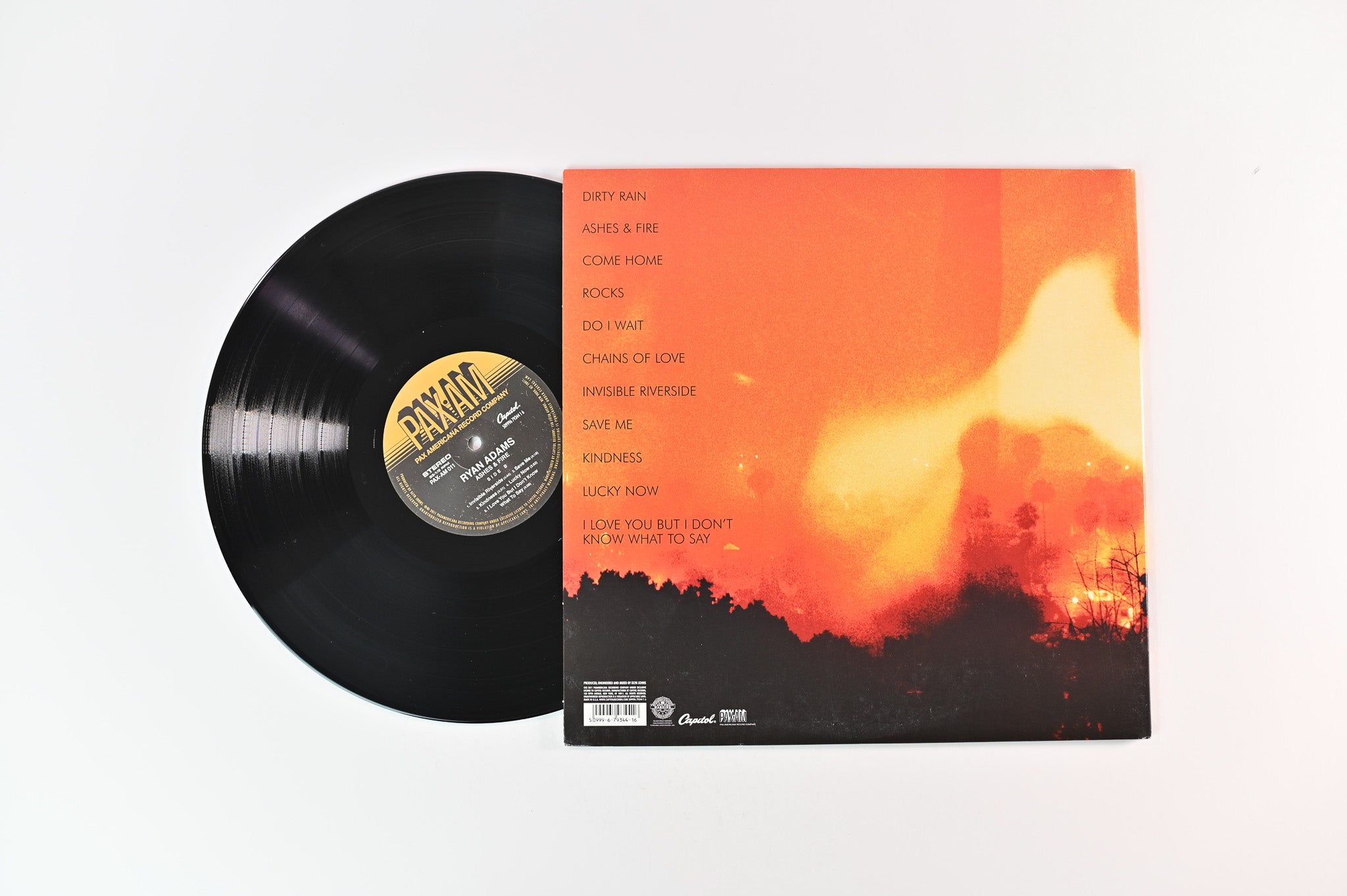 Ryan Adams - Ashes & Fire on Pax Americana Record Company