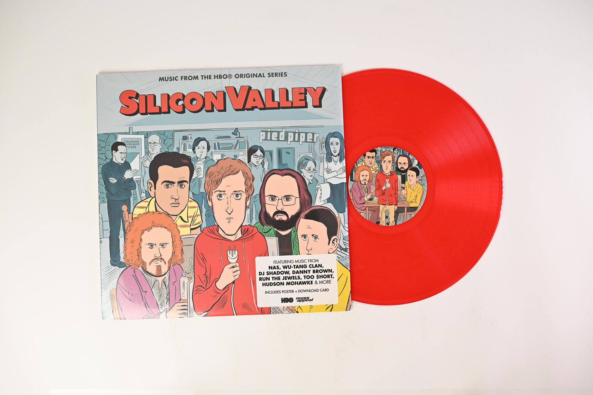 Various - Silicon Valley (Music From The HBO Original Series) on HBO / Mass Appeal - Red Vinyl
