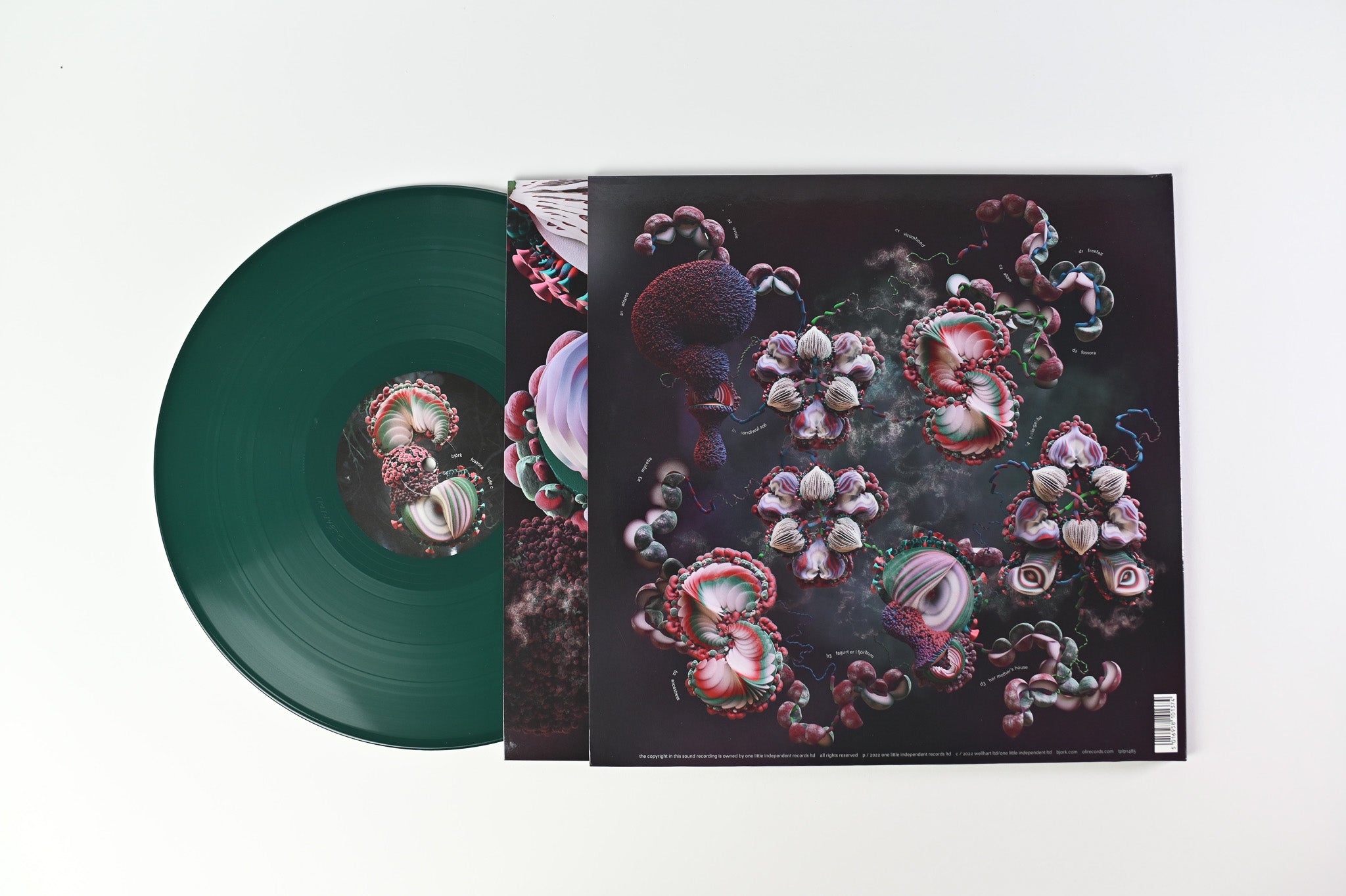 BJORK - Fossora 2XLP Limited Forest Green Colored Vinyl Album SEALED offers Sold Out