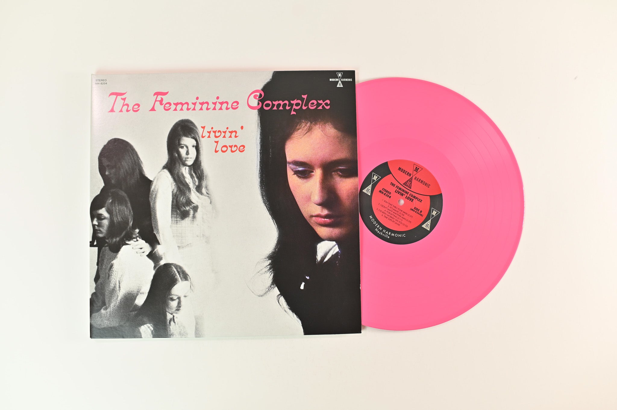 The Feminine Complex - Livin' Love on Modern Harmonic - Pink Vinyl