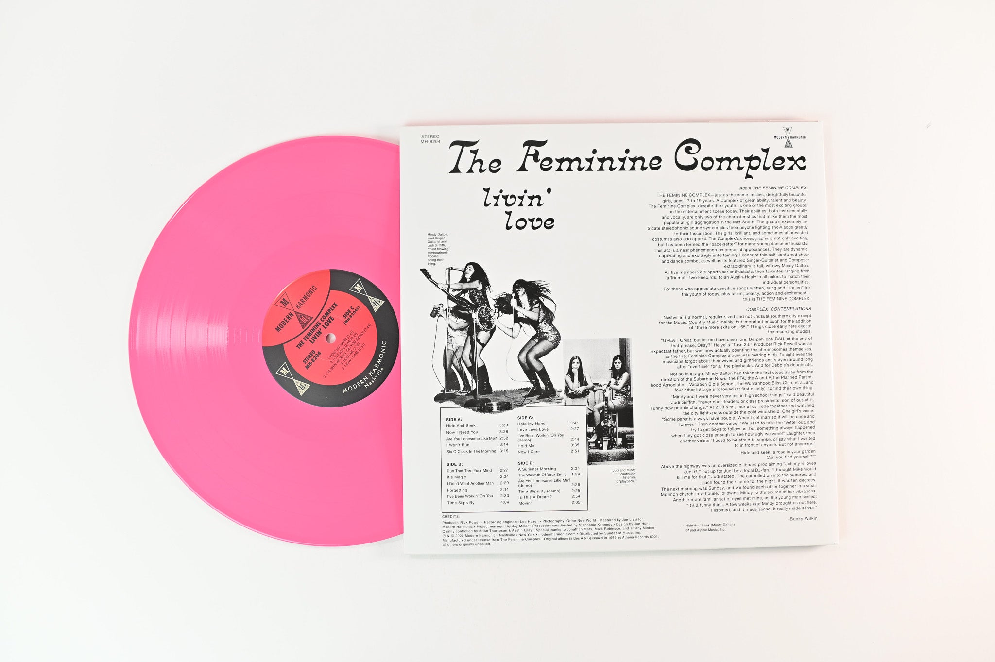 The Feminine Complex - Livin' Love on Modern Harmonic - Pink Vinyl