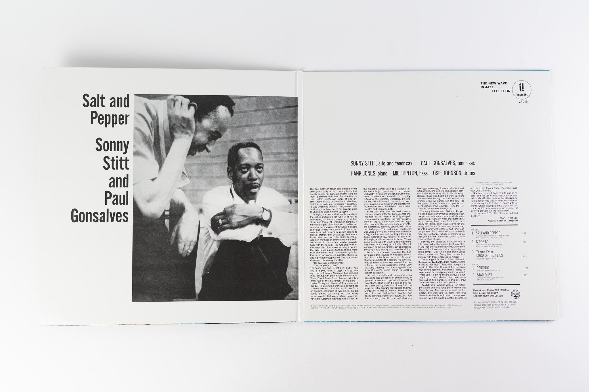 Sonny Stitt - Salt And Pepper Limited Edition Reissue on Impulse!