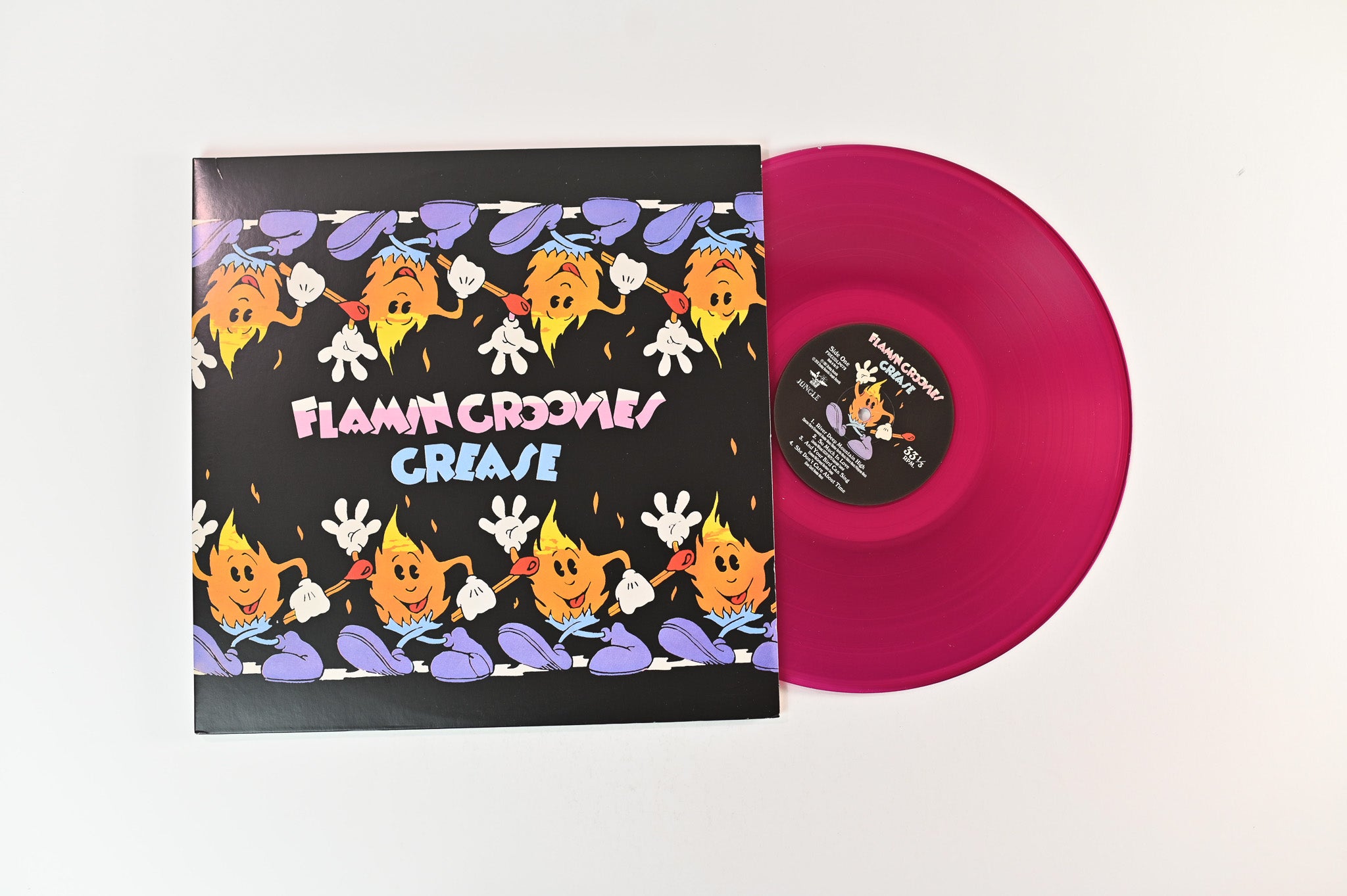 The Flamin' Groovies - Grease on Jungle Records - Violet Vinyl