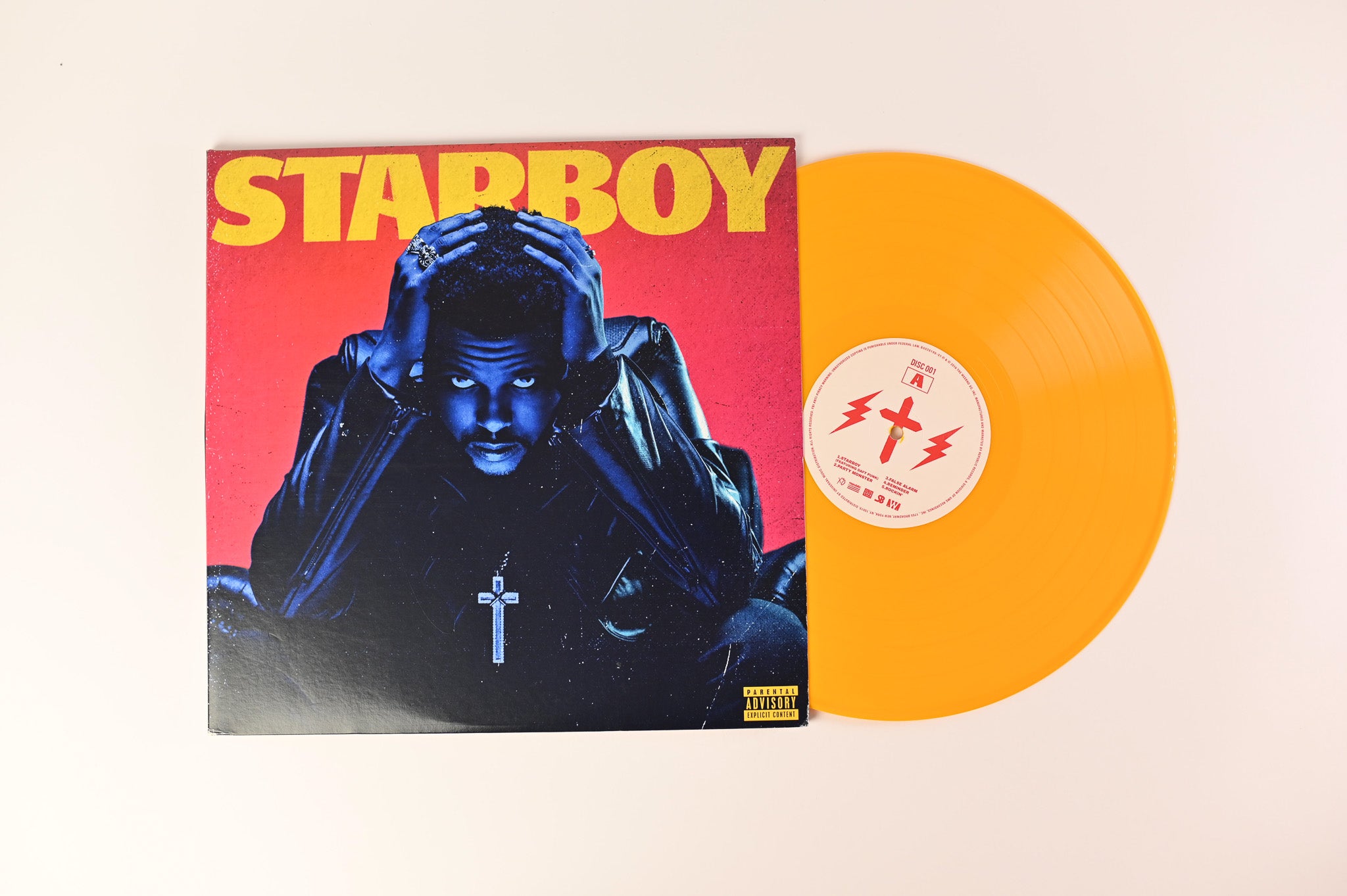 The Weeknd - Starboy on XO Yellow Vinyl