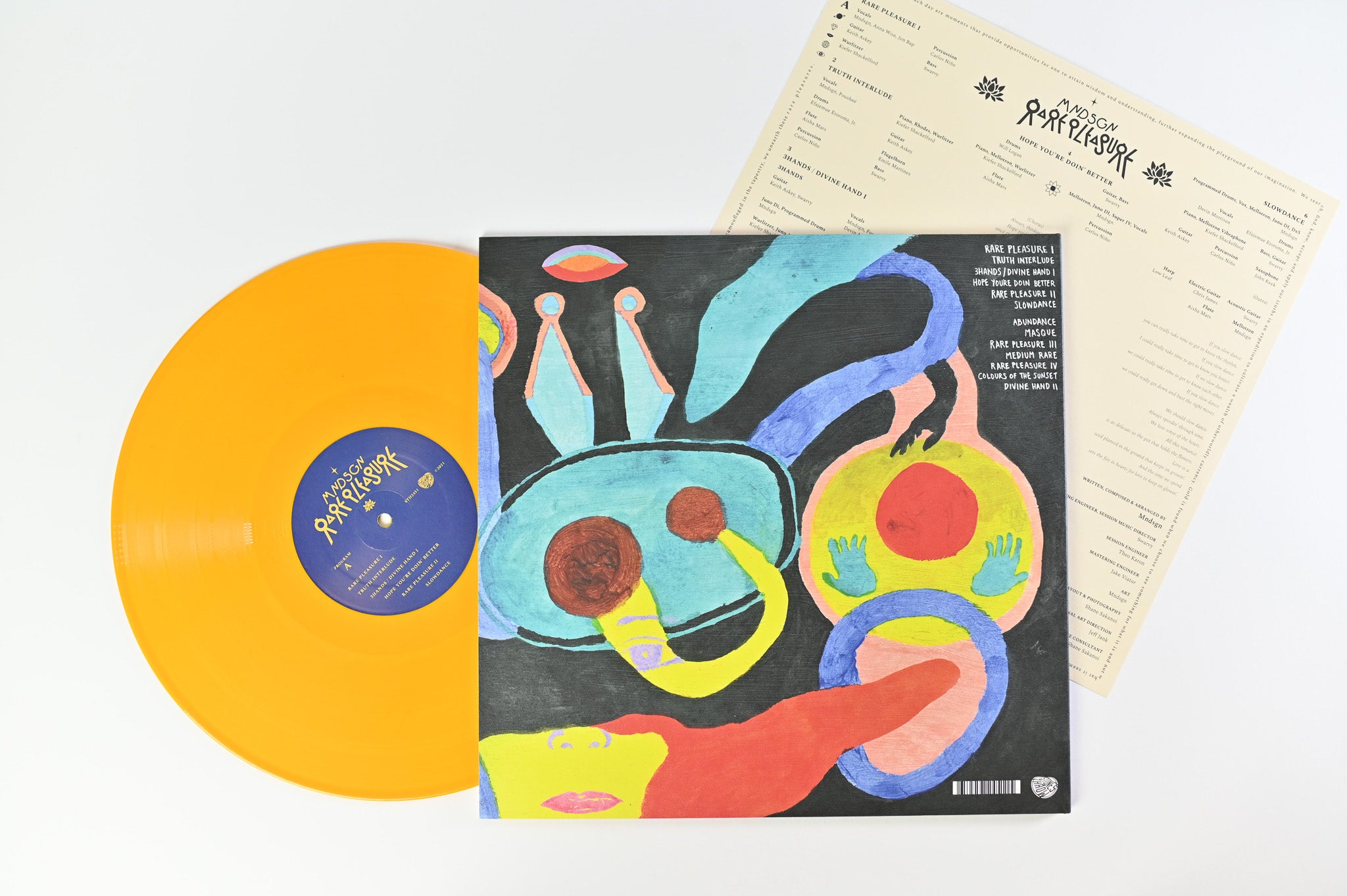 mndsgn - Rare Pleasure on Stones Throw Records - Yellow Vinyl