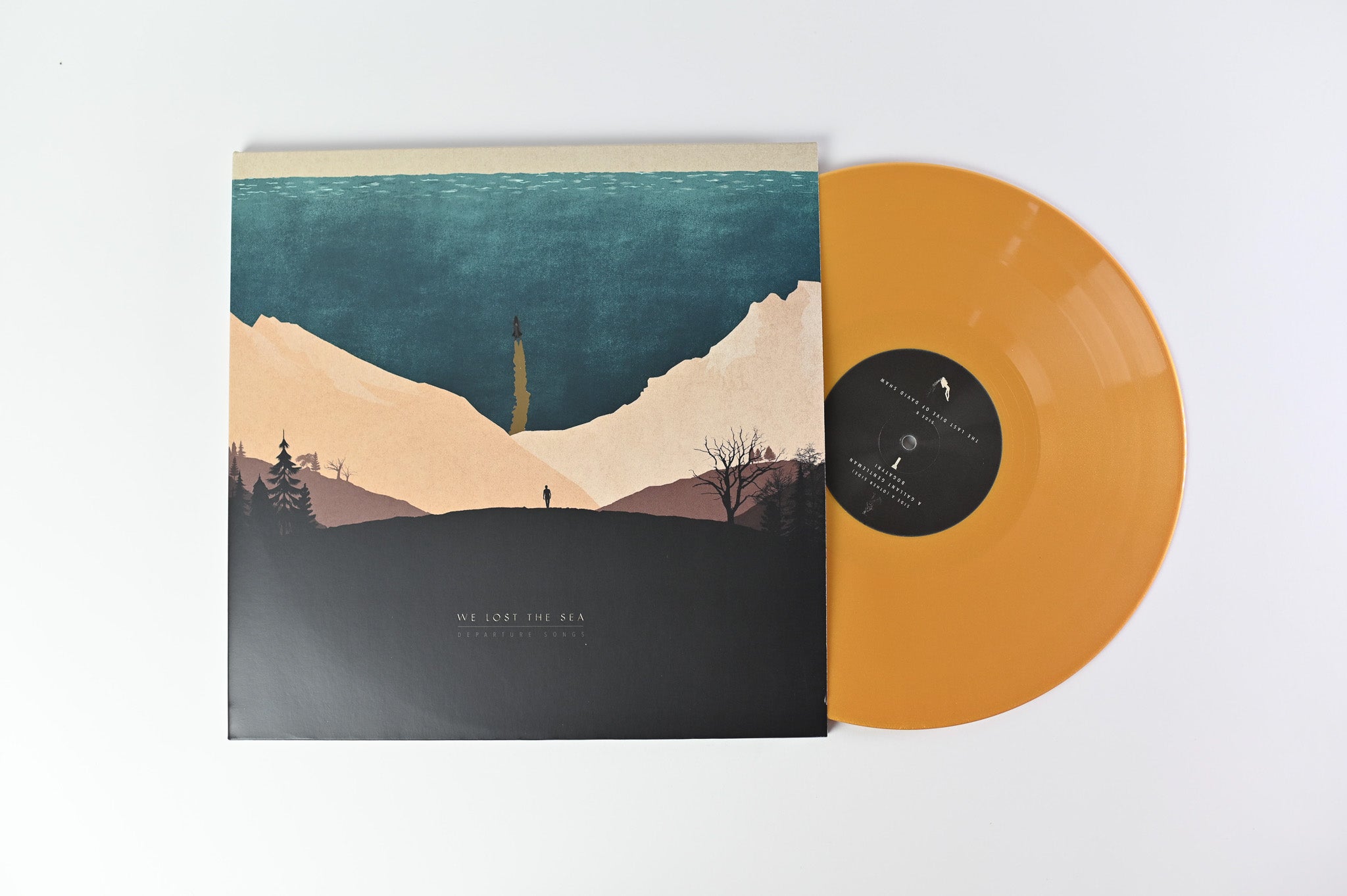 We Lost The Sea - Departure Songs on Dunk! Ltd Opaque Gold Reissue