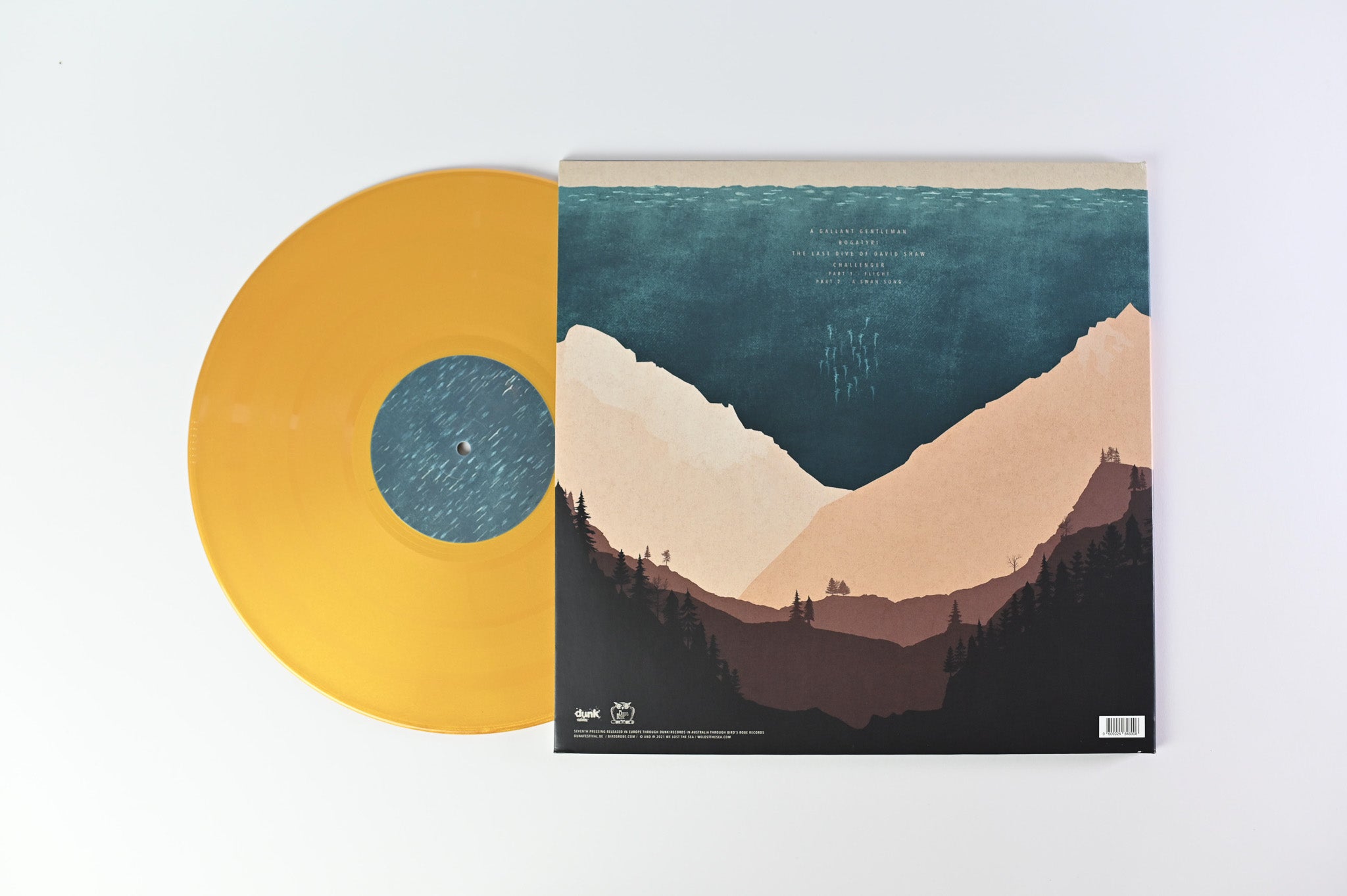 We Lost The Sea - Departure Songs on Dunk! Ltd Opaque Gold Reissue