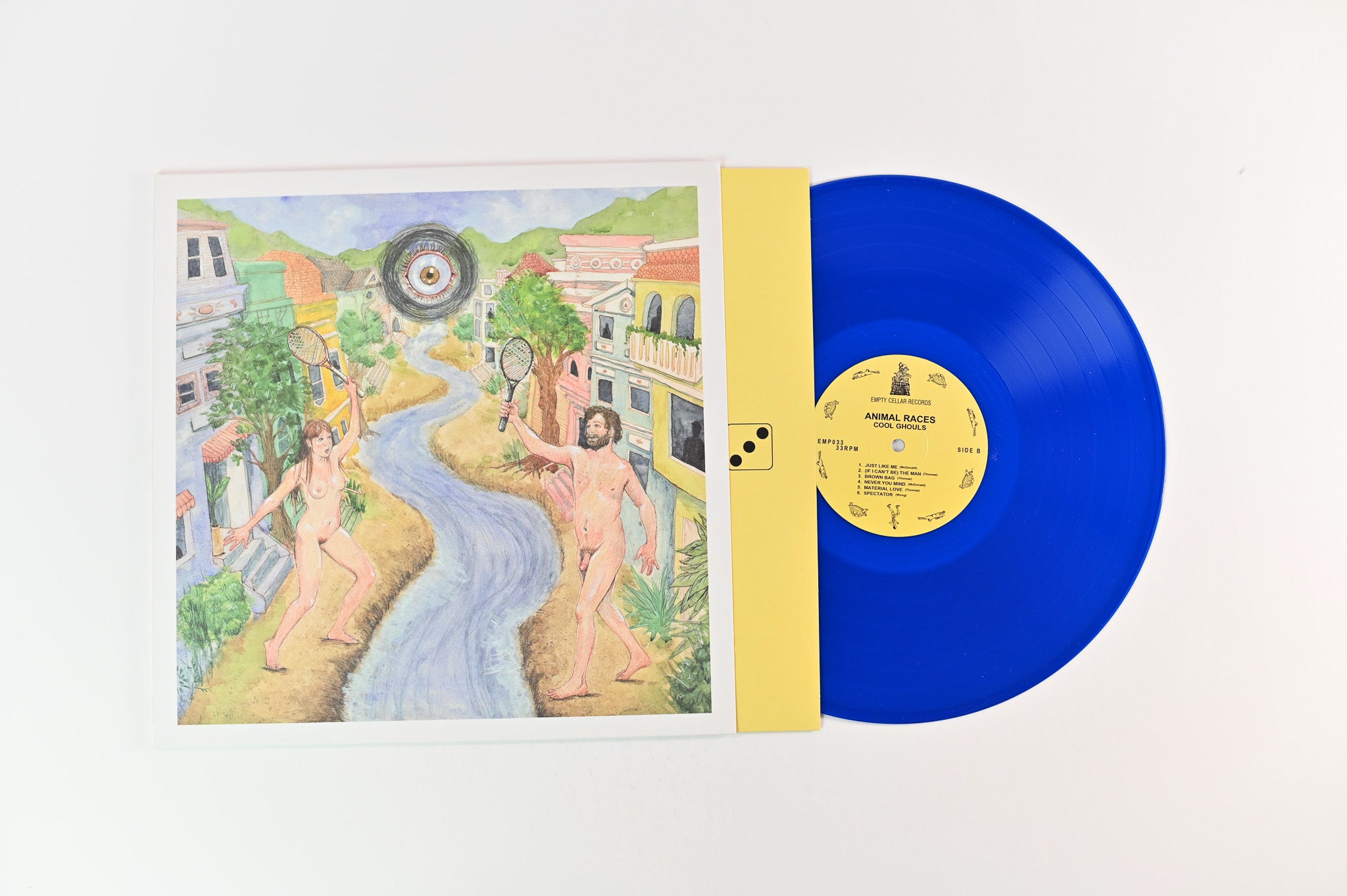 Cool Ghouls - Animal Races on Empty Cellar Records - Blue Vinyl